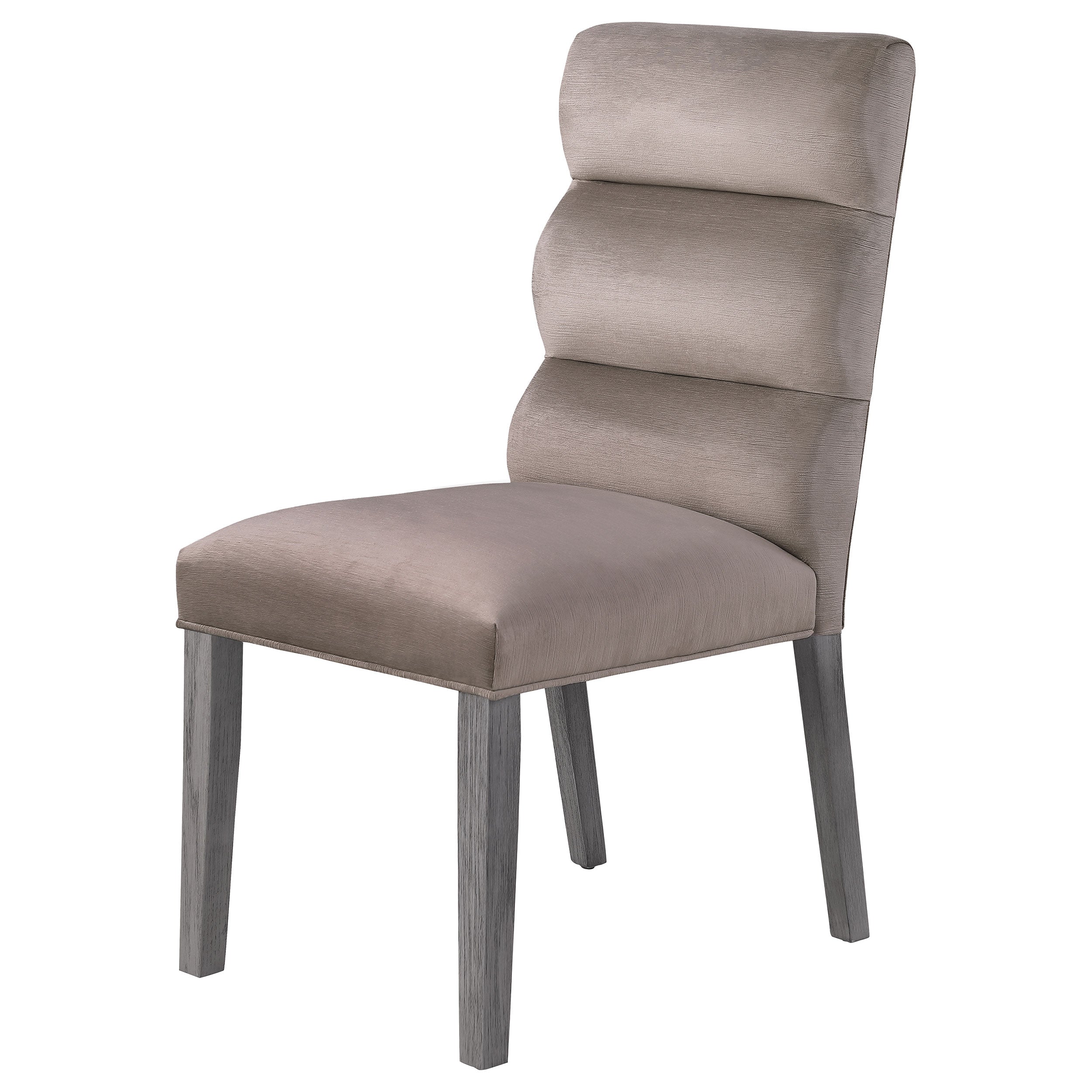 Carla Velvet Upholstered Dining Side Chair Ash (set Of 2) - MyWaynesHome #