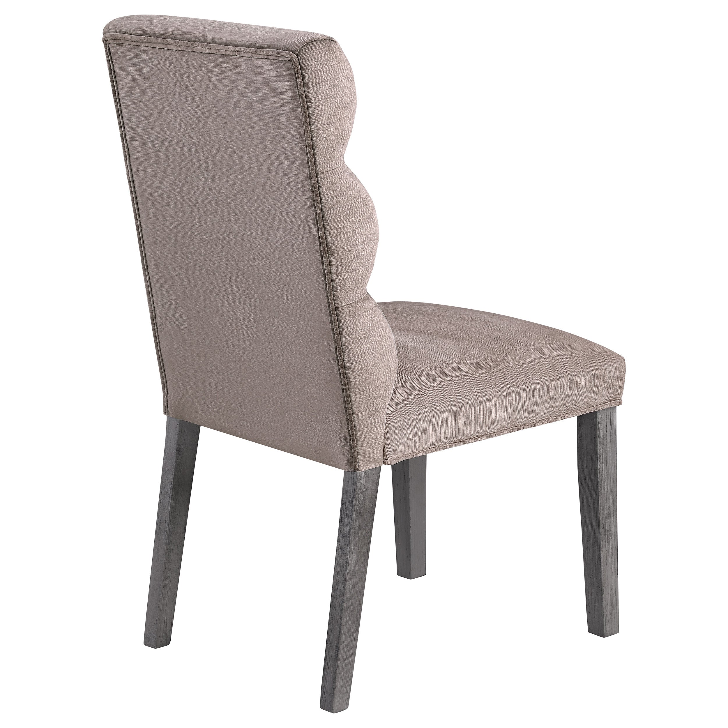 Carla Velvet Upholstered Dining Side Chair Ash (set Of 2) - MyWaynesHome #