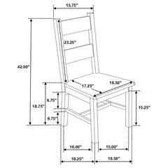 Coleman Brown Side Chair - MyWaynesHome #