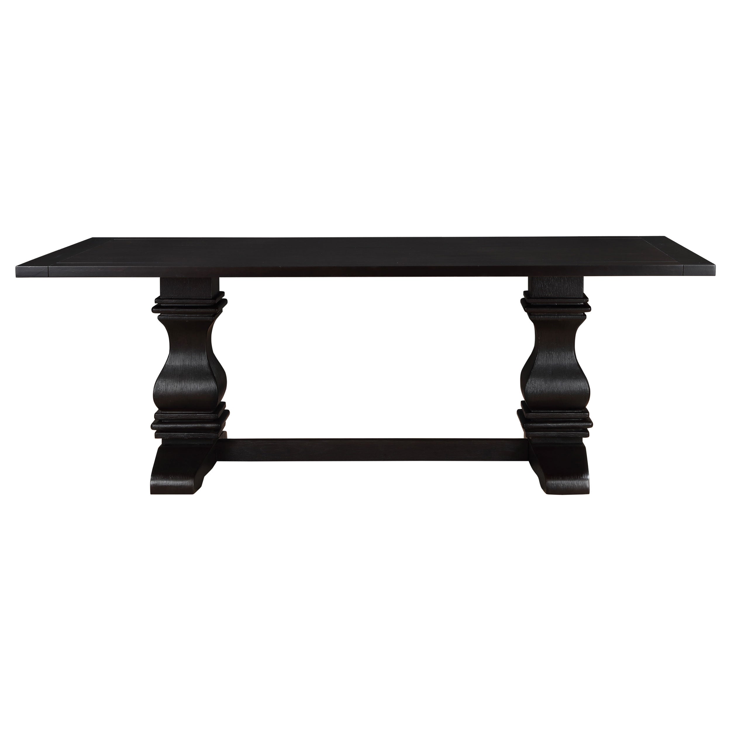 Parkins 7-piece Rectangular Dining Table Set Rustic Espresso - MyWaynesHome #