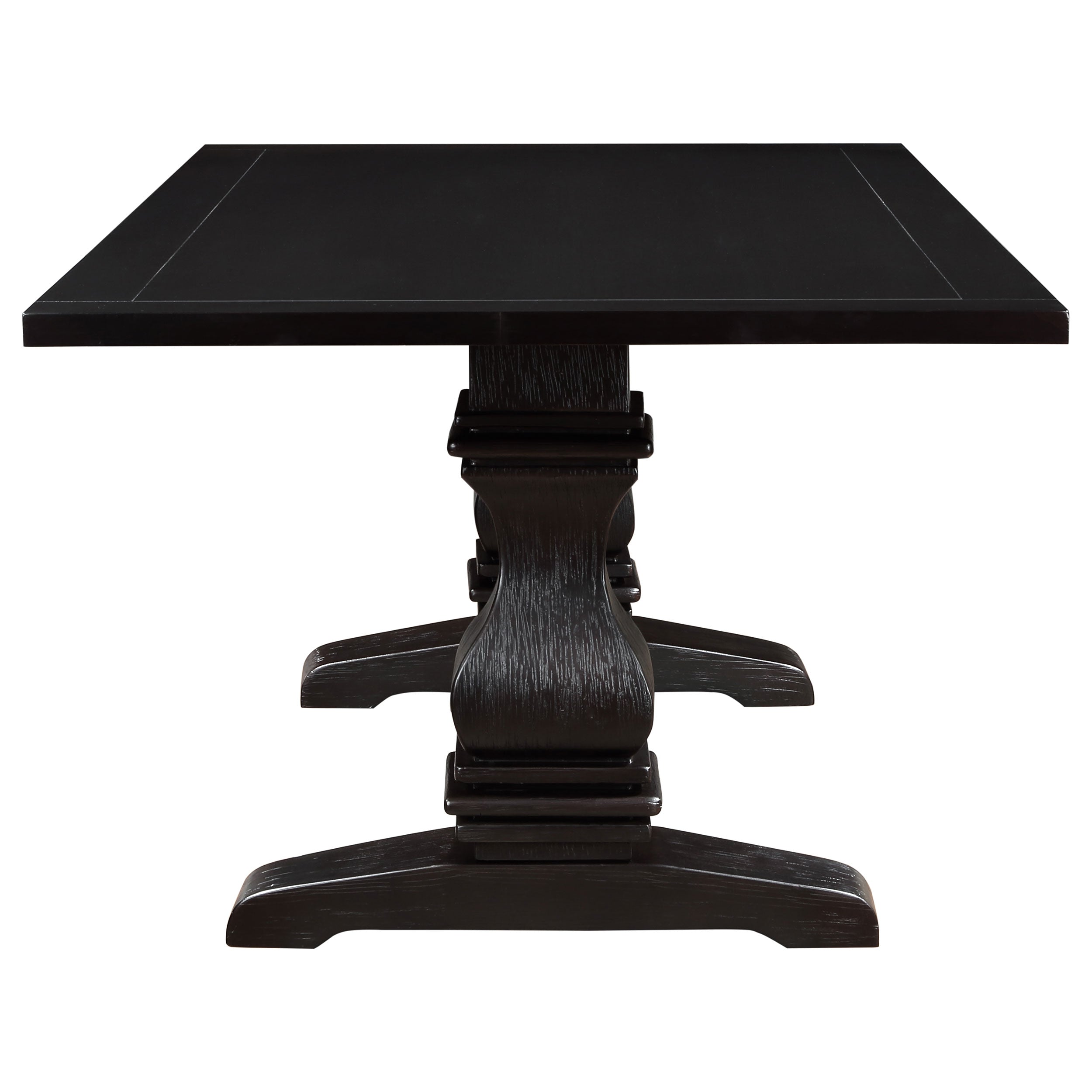 Parkins 7-piece Rectangular Dining Table Set Rustic Espresso - MyWaynesHome #