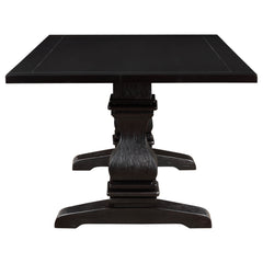 Parkins 7-piece Rectangular Dining Table Set Rustic Espresso - MyWaynesHome #