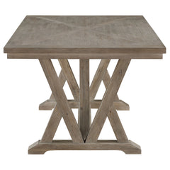 Cornelia 7-piece Rectangular Dining Table Set Coastal Grey - MyWaynesHome #