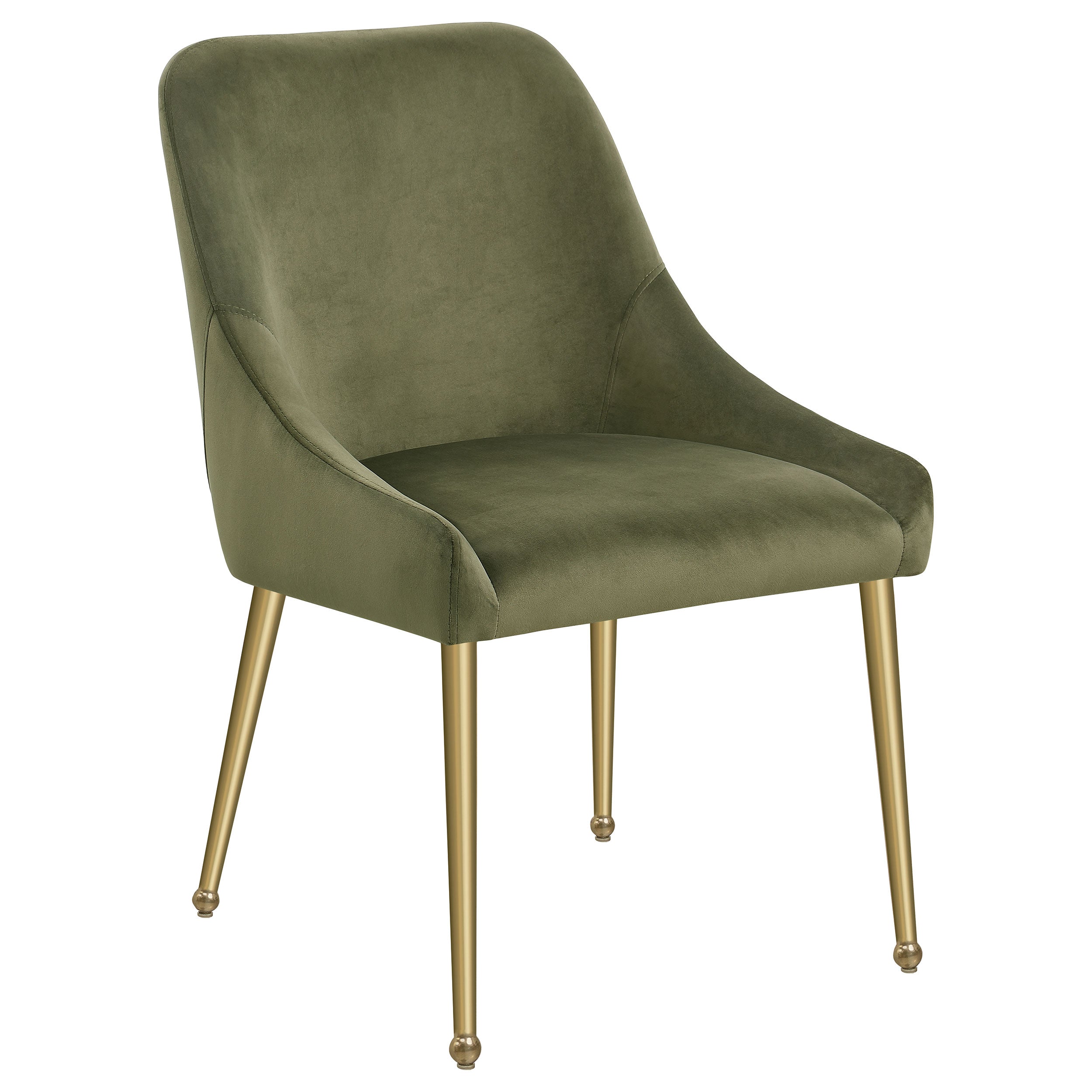 Mayette Upholstered Dining Side Chair Olive (set Of 2) - MyWaynesHome #