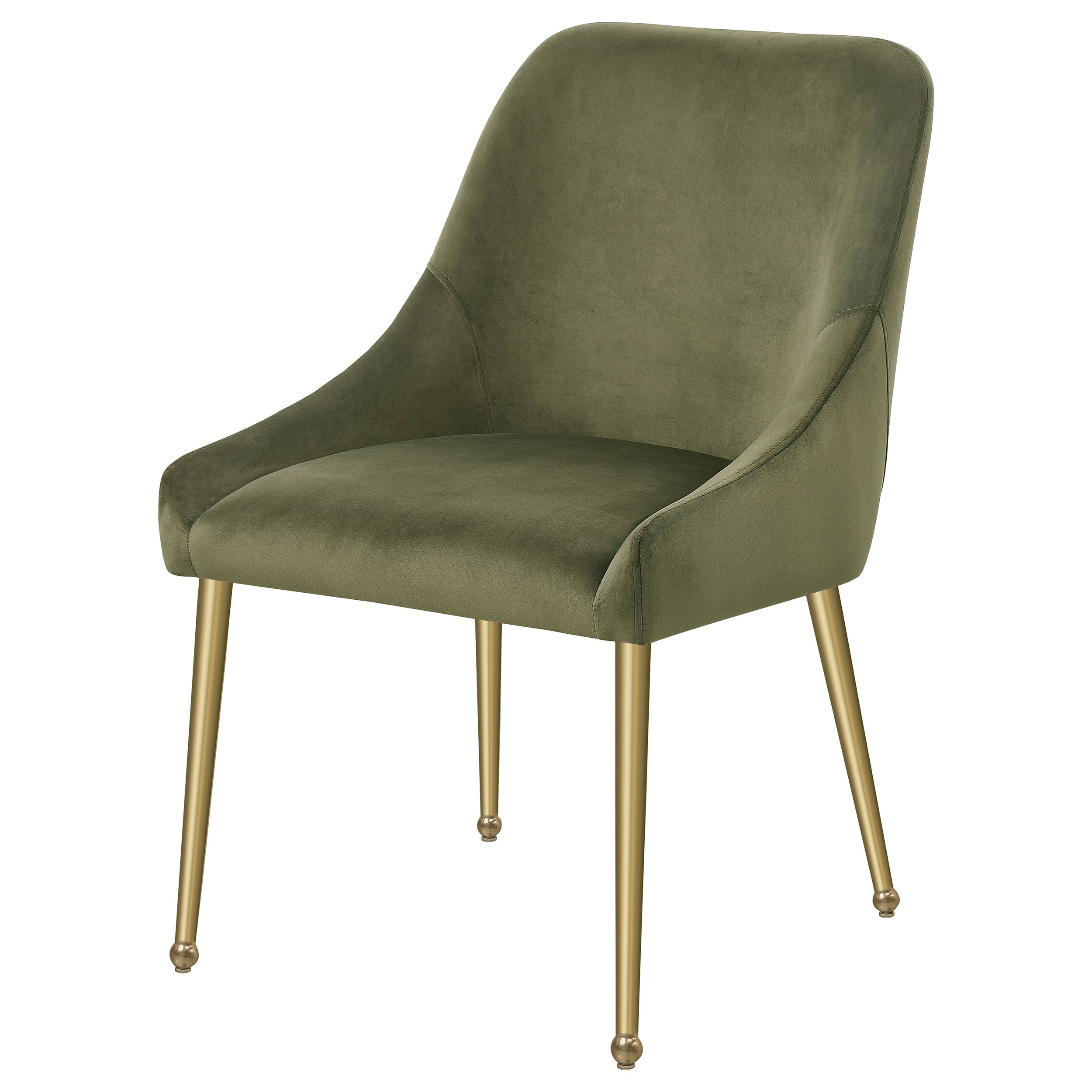 Mayette Upholstered Dining Side Chair Olive (set Of 2) - MyWaynesHome #