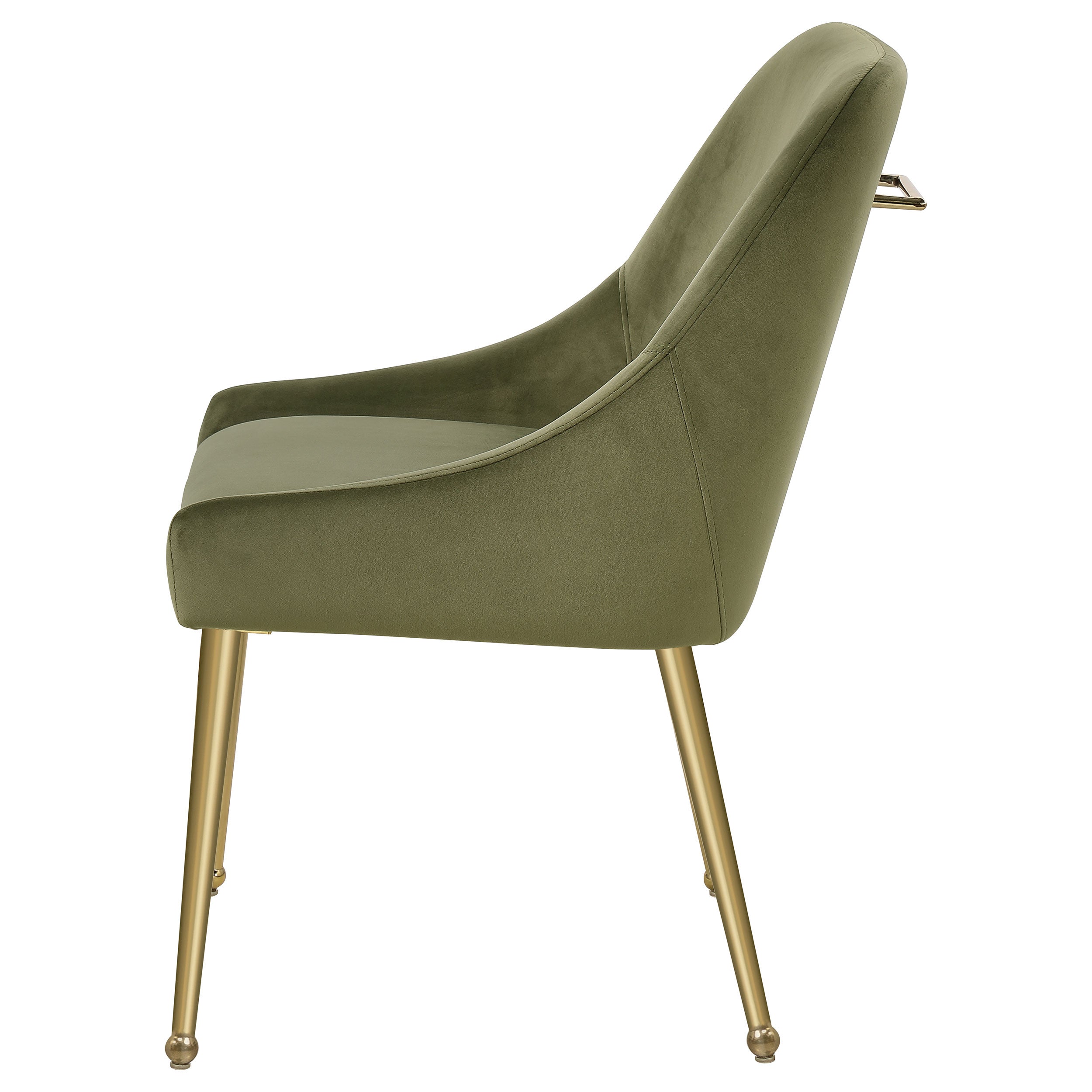 Mayette Upholstered Dining Side Chair Olive (set Of 2) - MyWaynesHome #