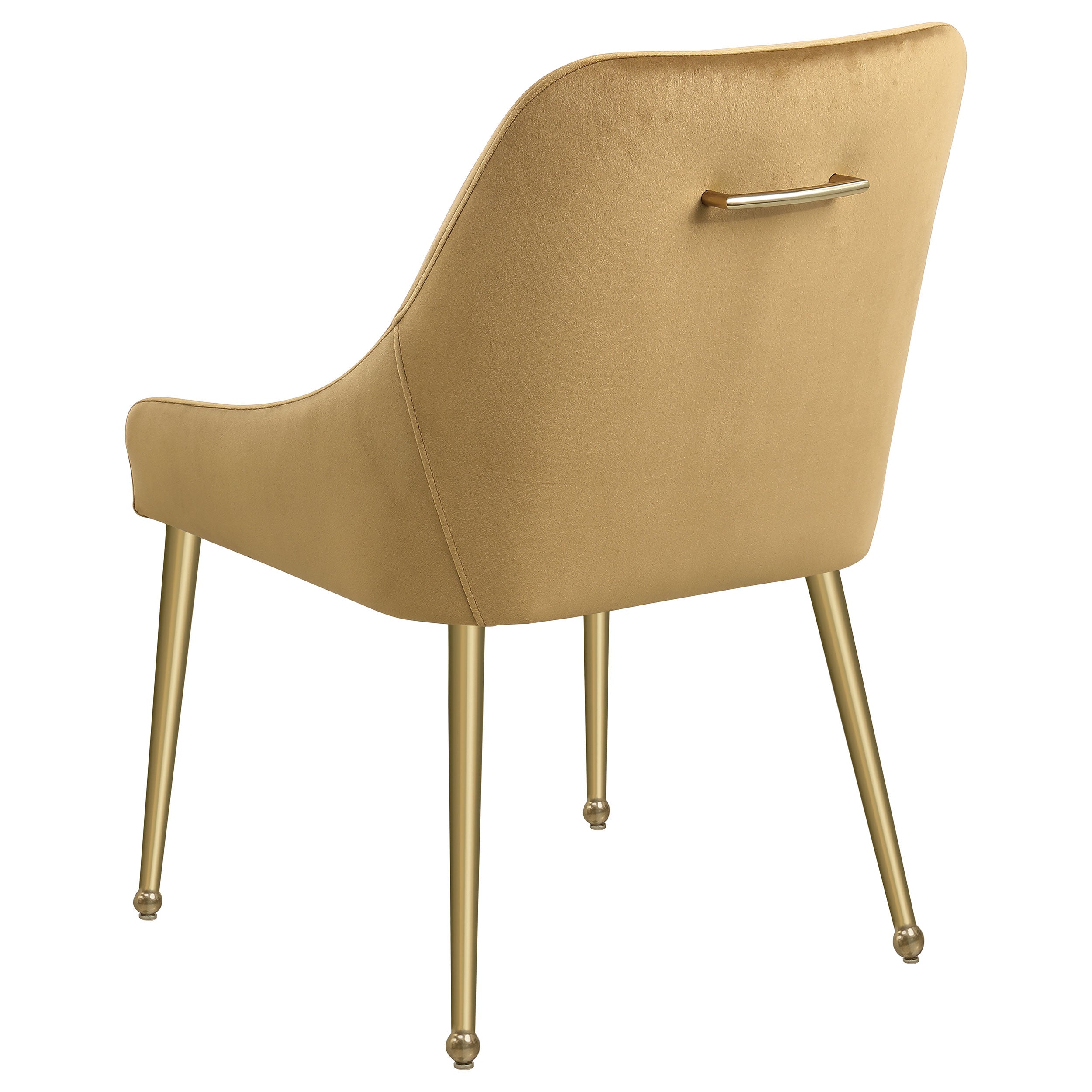Mayette Upholstered Dining Side Chair Cognac (set Of 2) - MyWaynesHome #