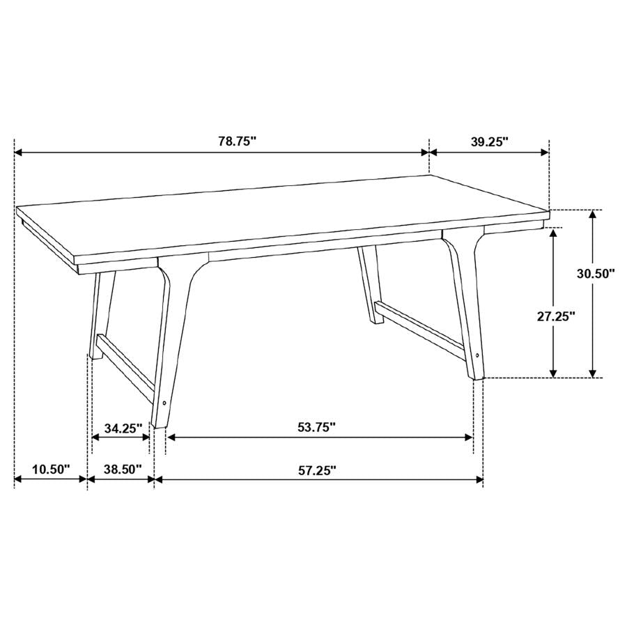 Reynolds Brown 7 Pc Dining Set - MyWaynesHome #