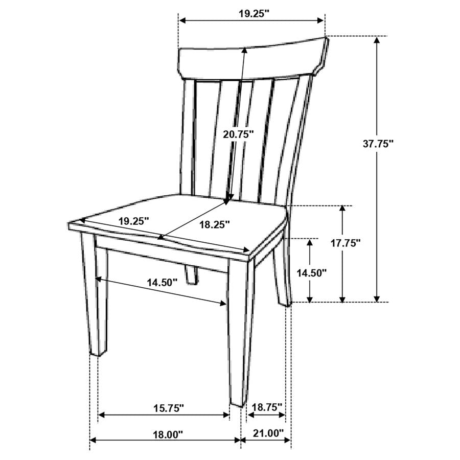 Reynolds Brown Side Chair - MyWaynesHome #