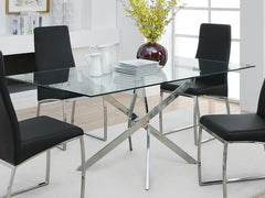 Carmelo Silver Dining Table - MyWaynesHome #