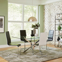 Carmelo Silver Dining Table - MyWaynesHome #