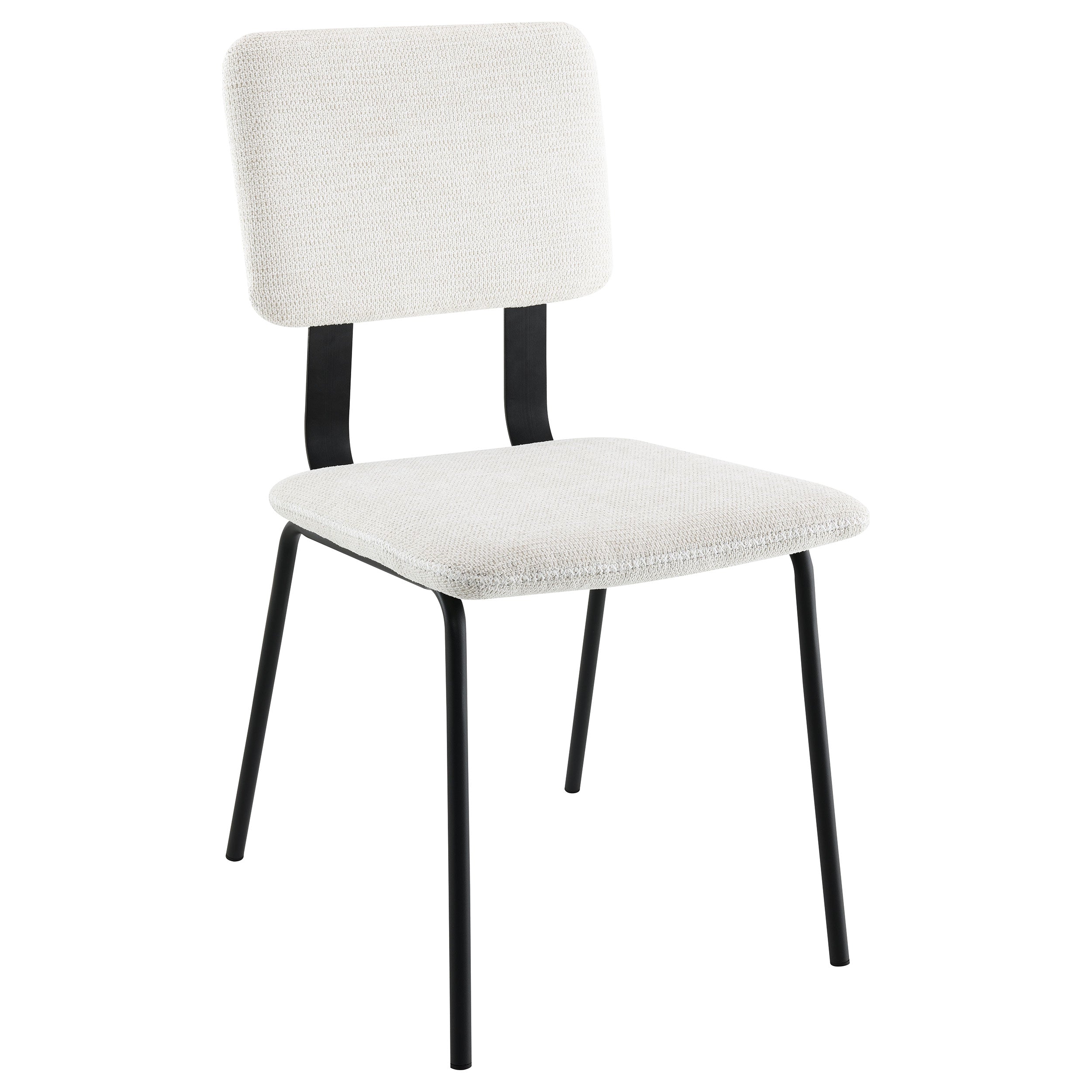 Calla Fabric Upholstered Dining Side Chair White (set Of 2) - MyWaynesHome #