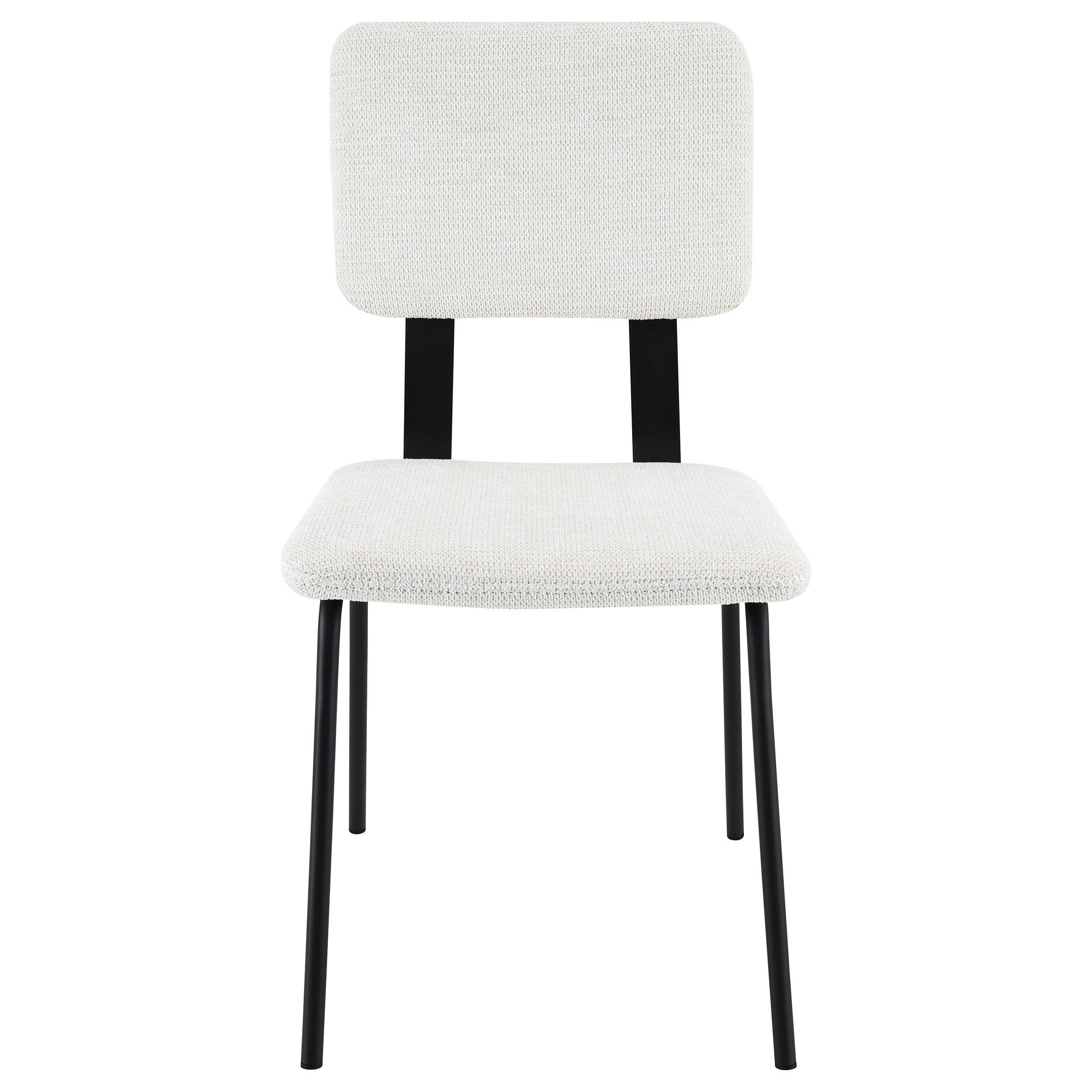 Calla Fabric Upholstered Dining Side Chair White (set Of 2) - MyWaynesHome #
