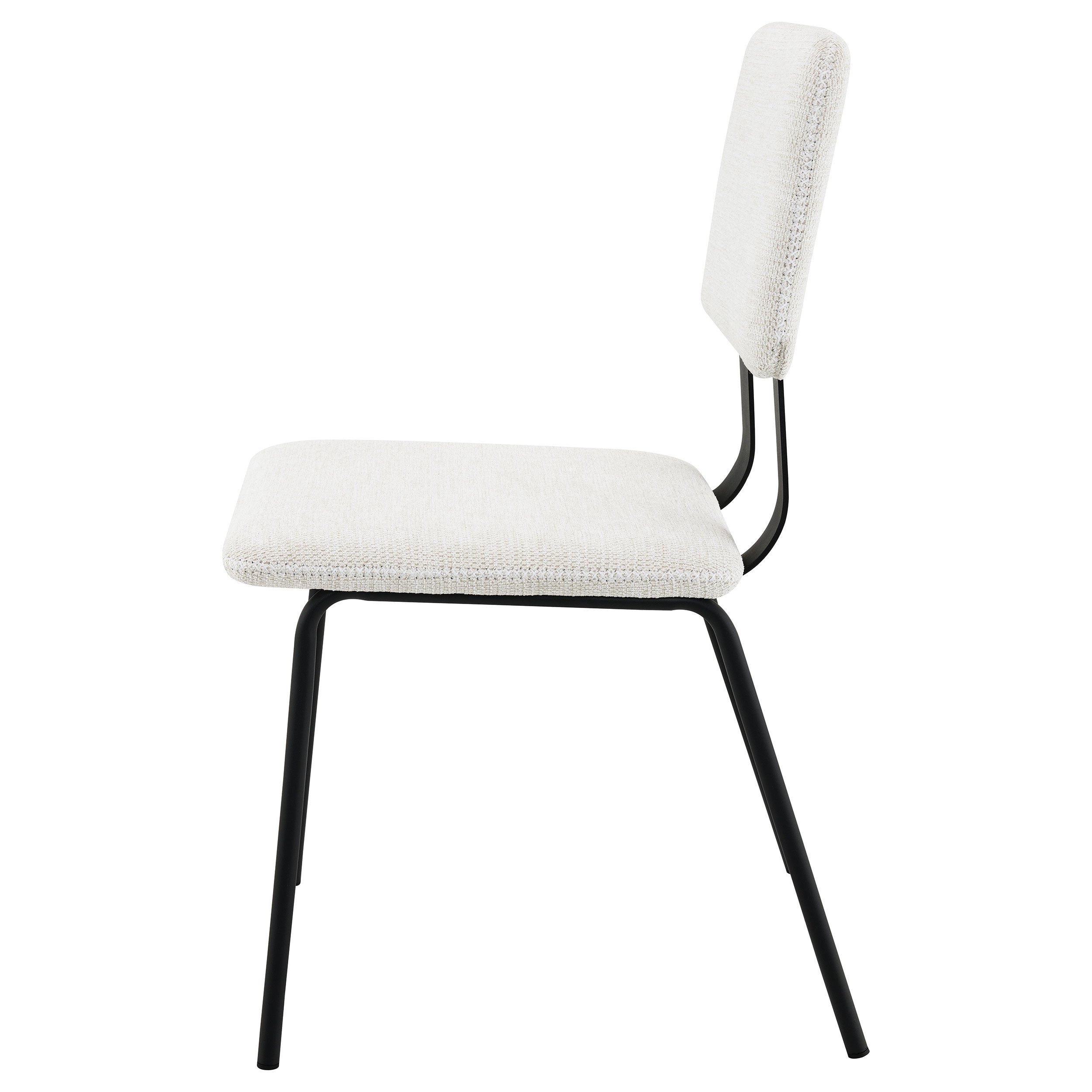 Calla Fabric Upholstered Dining Side Chair White (set Of 2) - MyWaynesHome #