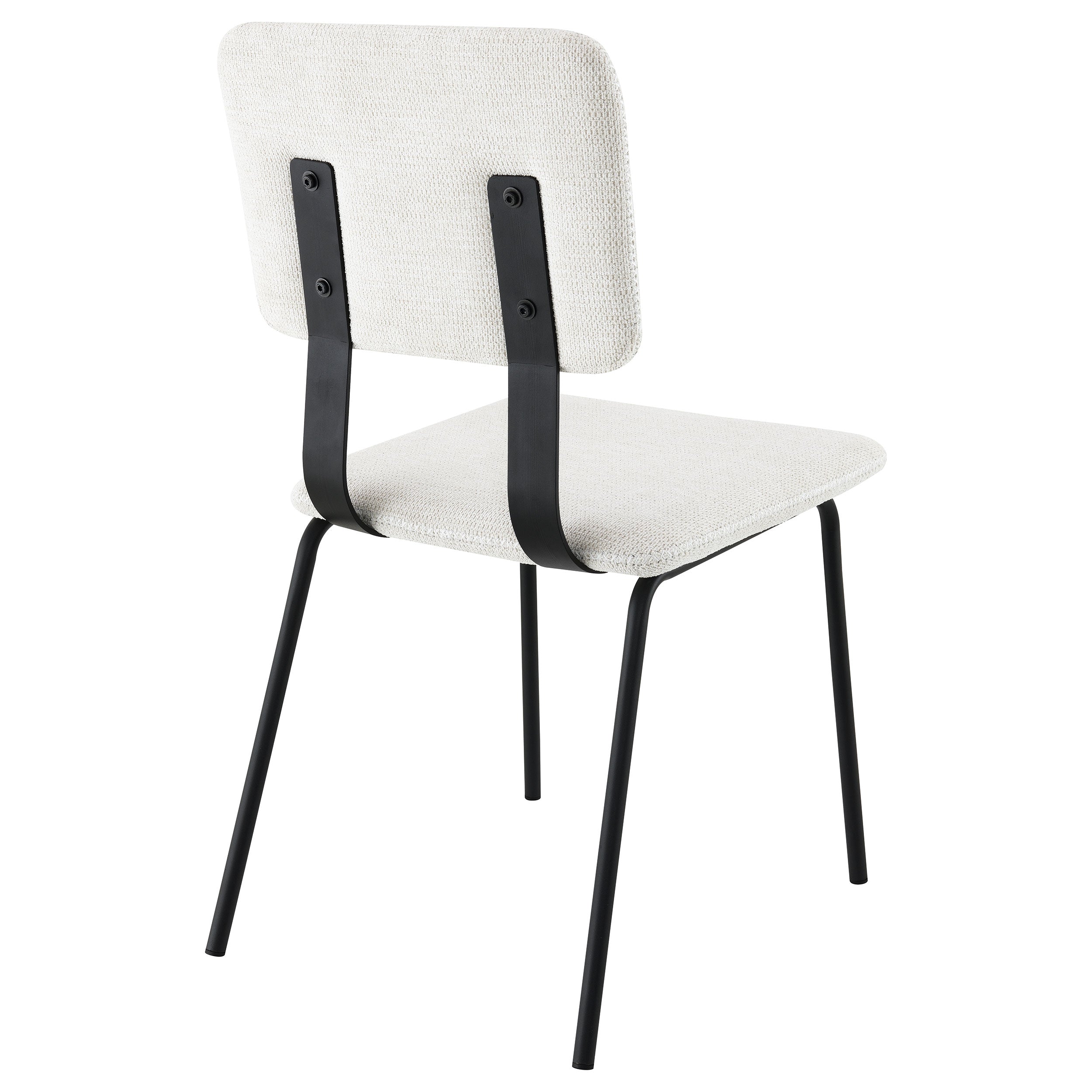 Calla Fabric Upholstered Dining Side Chair White (set Of 2) - MyWaynesHome #