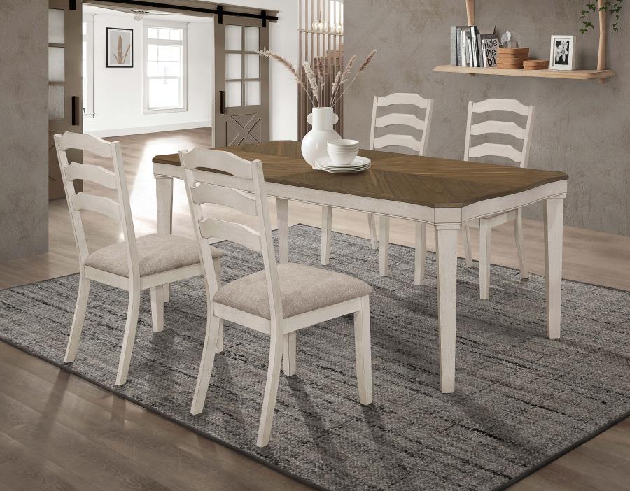Ronnie Ivory 5 Pc Dining Set - MyWaynesHome #