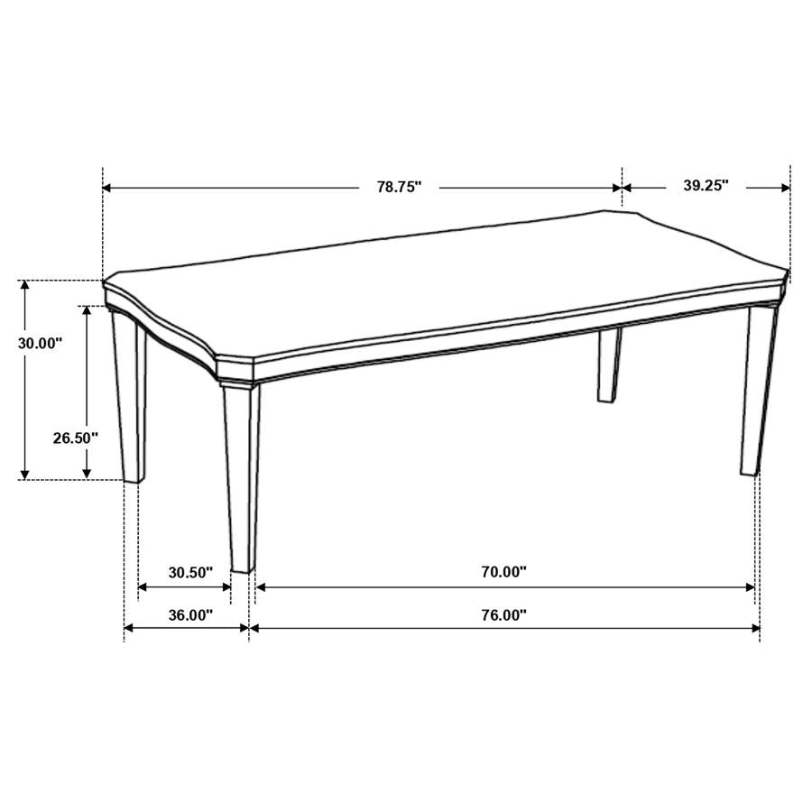 Ronnie Ivory 7 Pc Dining Set - MyWaynesHome #