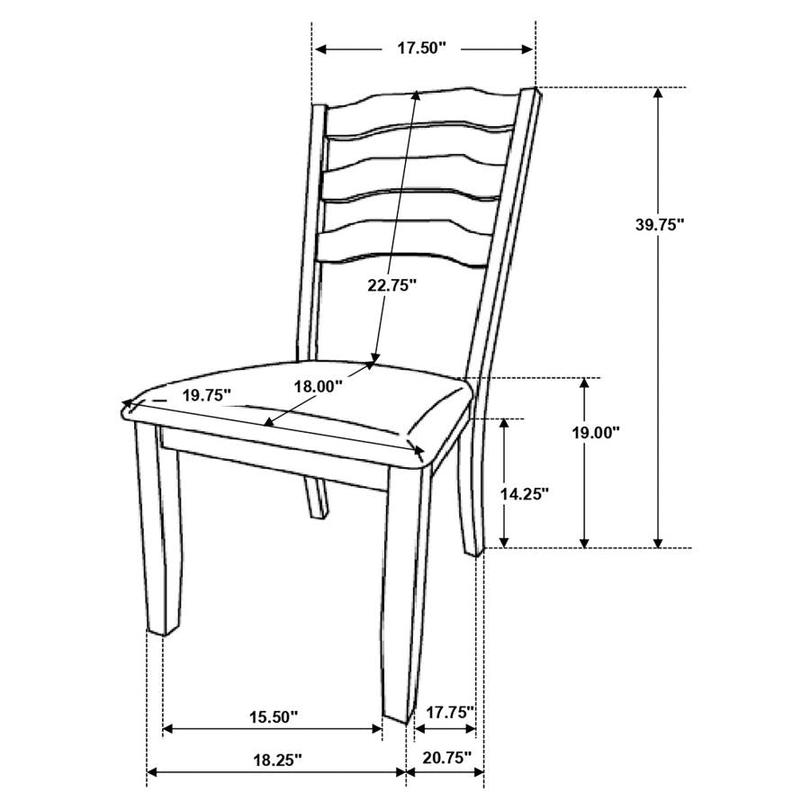 Ronnie Grey Side Chair - MyWaynesHome #