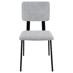 Calla Fabric Upholstered Dining Side Chair Grey (set Of 2) - MyWaynesHome #