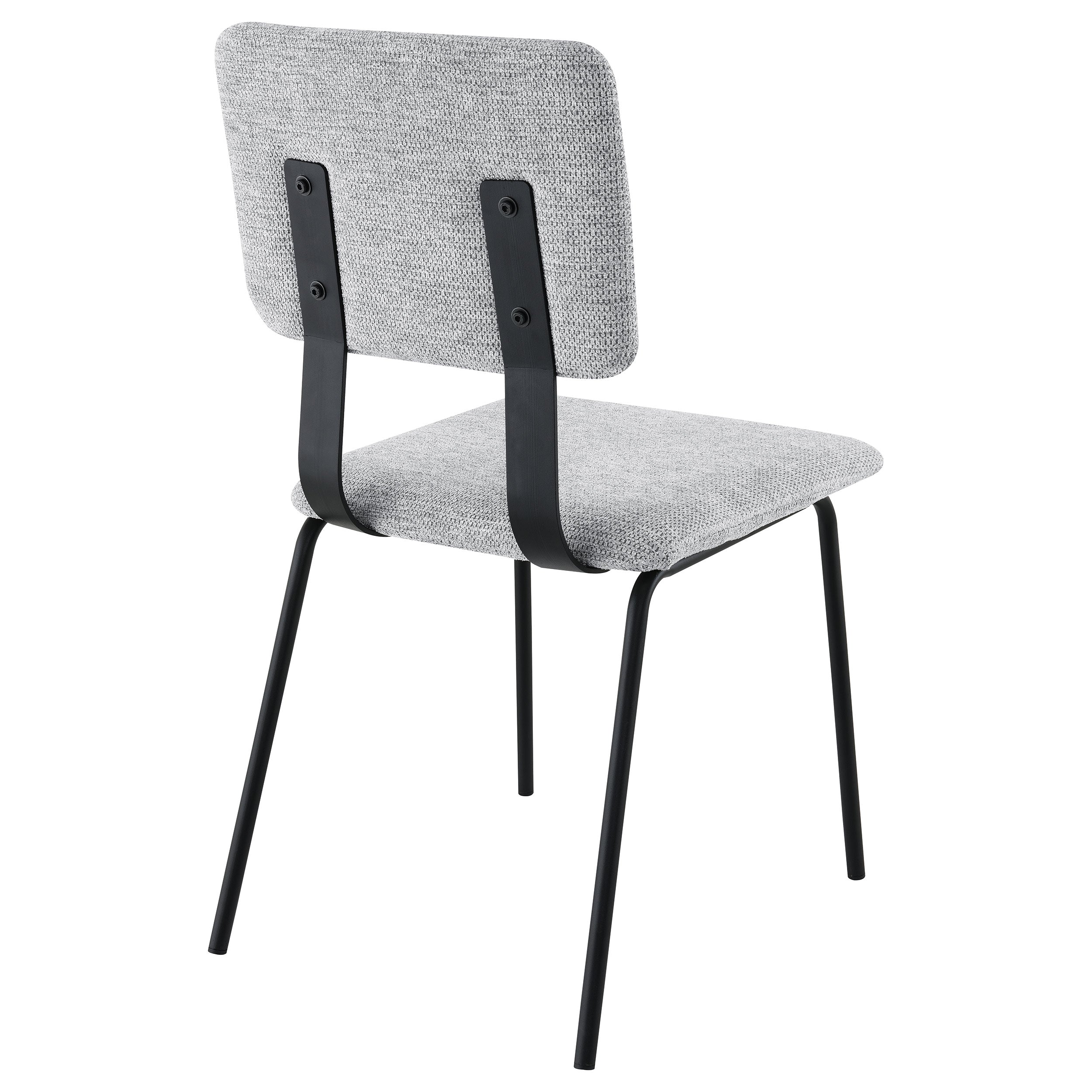 Calla Fabric Upholstered Dining Side Chair Grey (set Of 2) - MyWaynesHome #