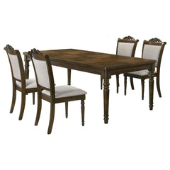 Willowbrook 5-piece Rectangular Dining Table Set Chestnut - MyWaynesHome #