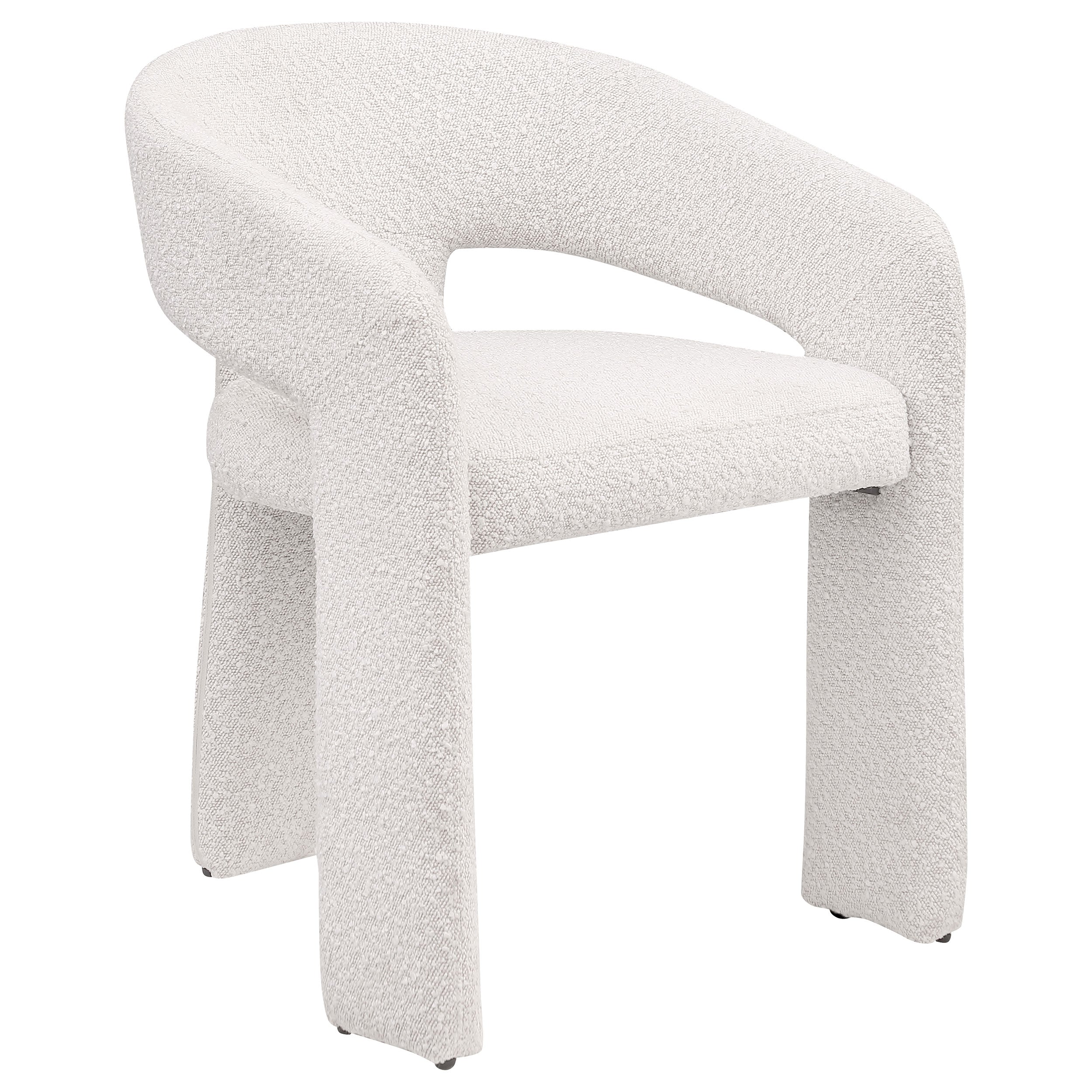 Eudora Boucle Upholstered Dining Side Chair Cream - MyWaynesHome #