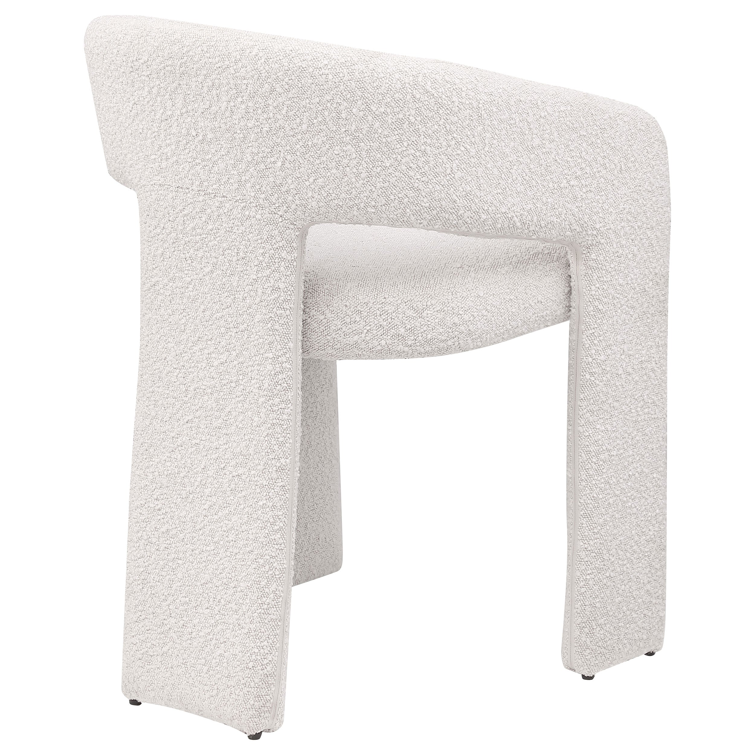 Eudora Boucle Upholstered Dining Side Chair Cream - MyWaynesHome #