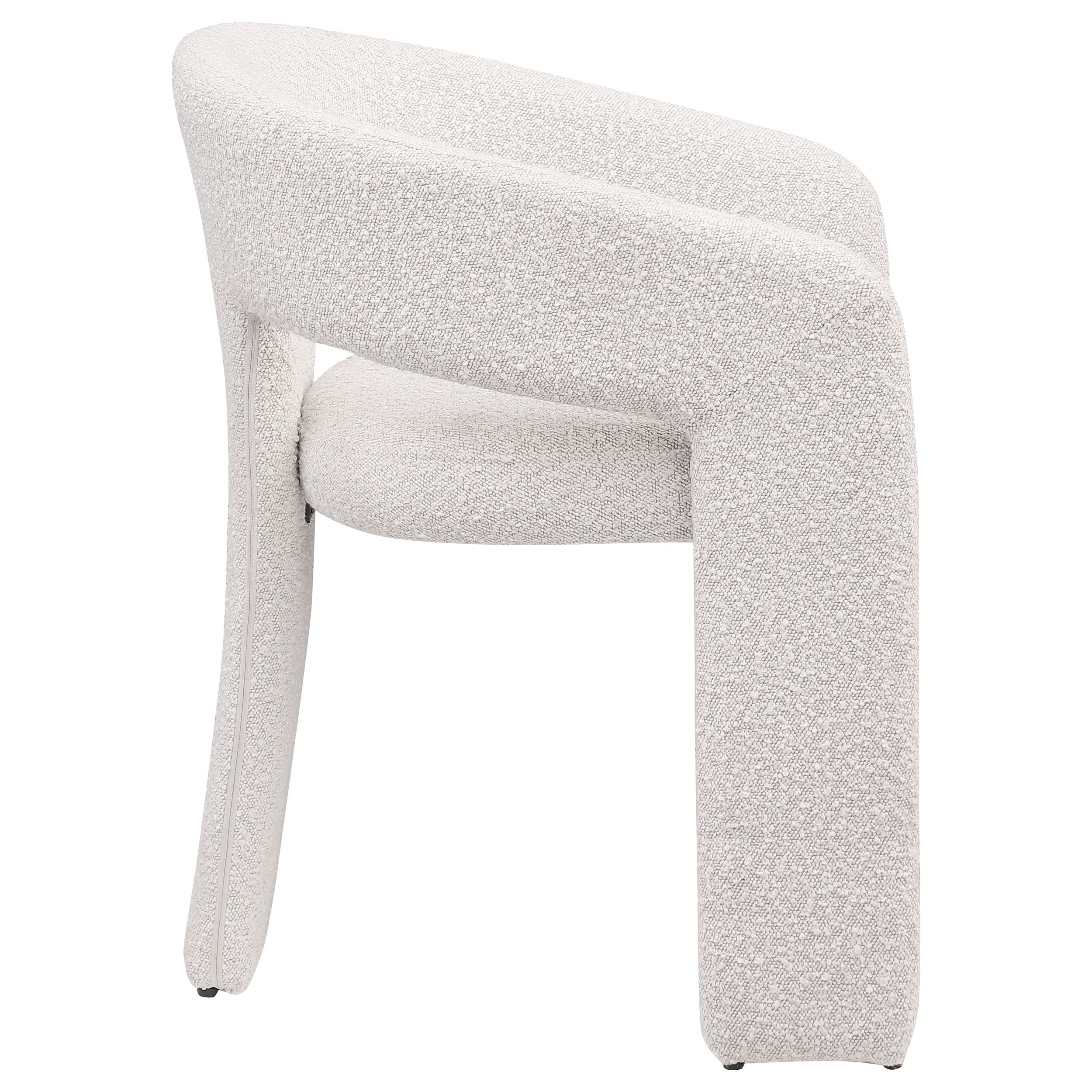 Eudora Boucle Upholstered Dining Side Chair Cream - MyWaynesHome #