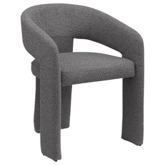 Eudora Boucle Upholstered Dining Arm Chair Grey - MyWaynesHome #