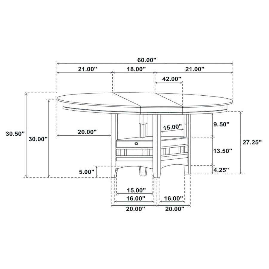 Lavon Grey Dining Table - MyWaynesHome #