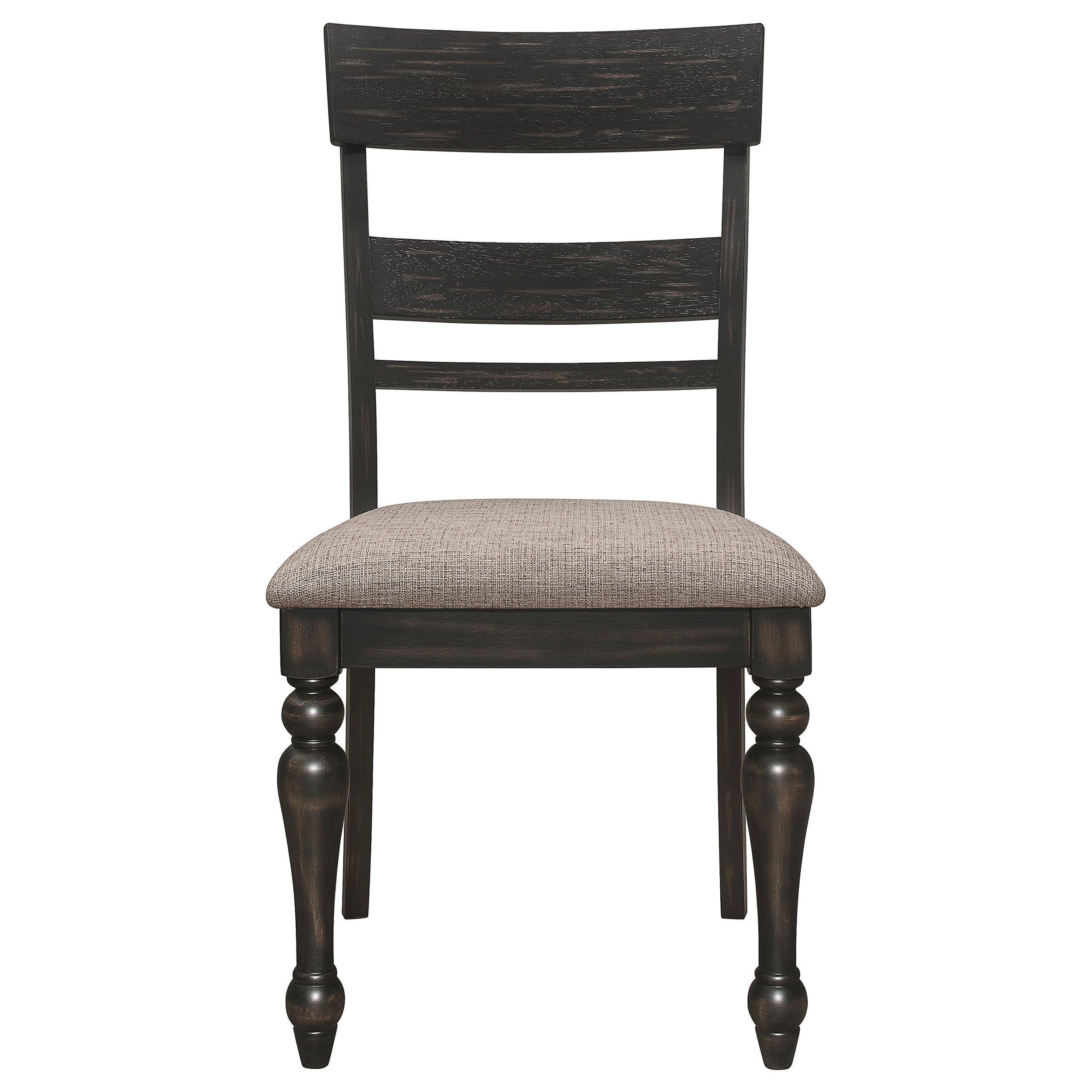 Bridget 7-piece Rectangular Dining Set Charcoal Sand Through - MyWaynesHome #