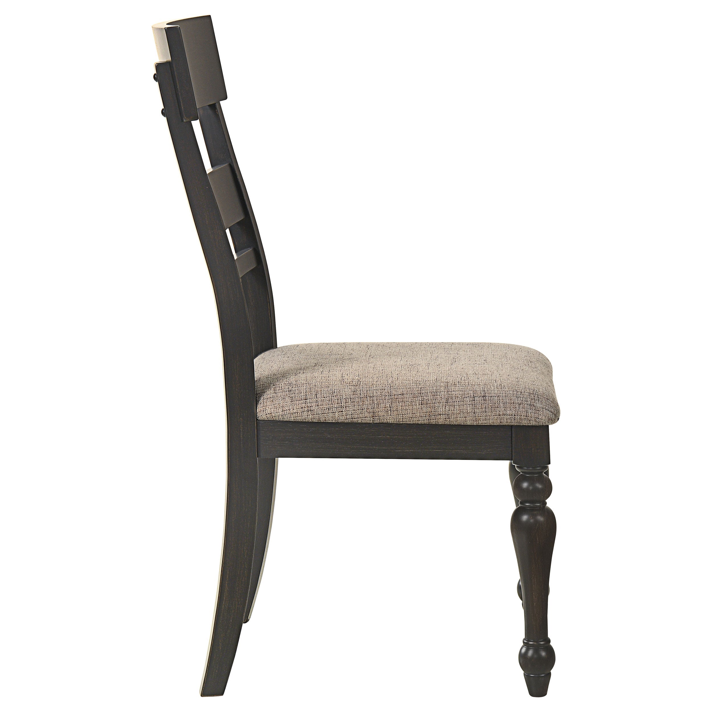 Bridget Wood Dining Side Chair Charcoal (set Of 2) - MyWaynesHome #