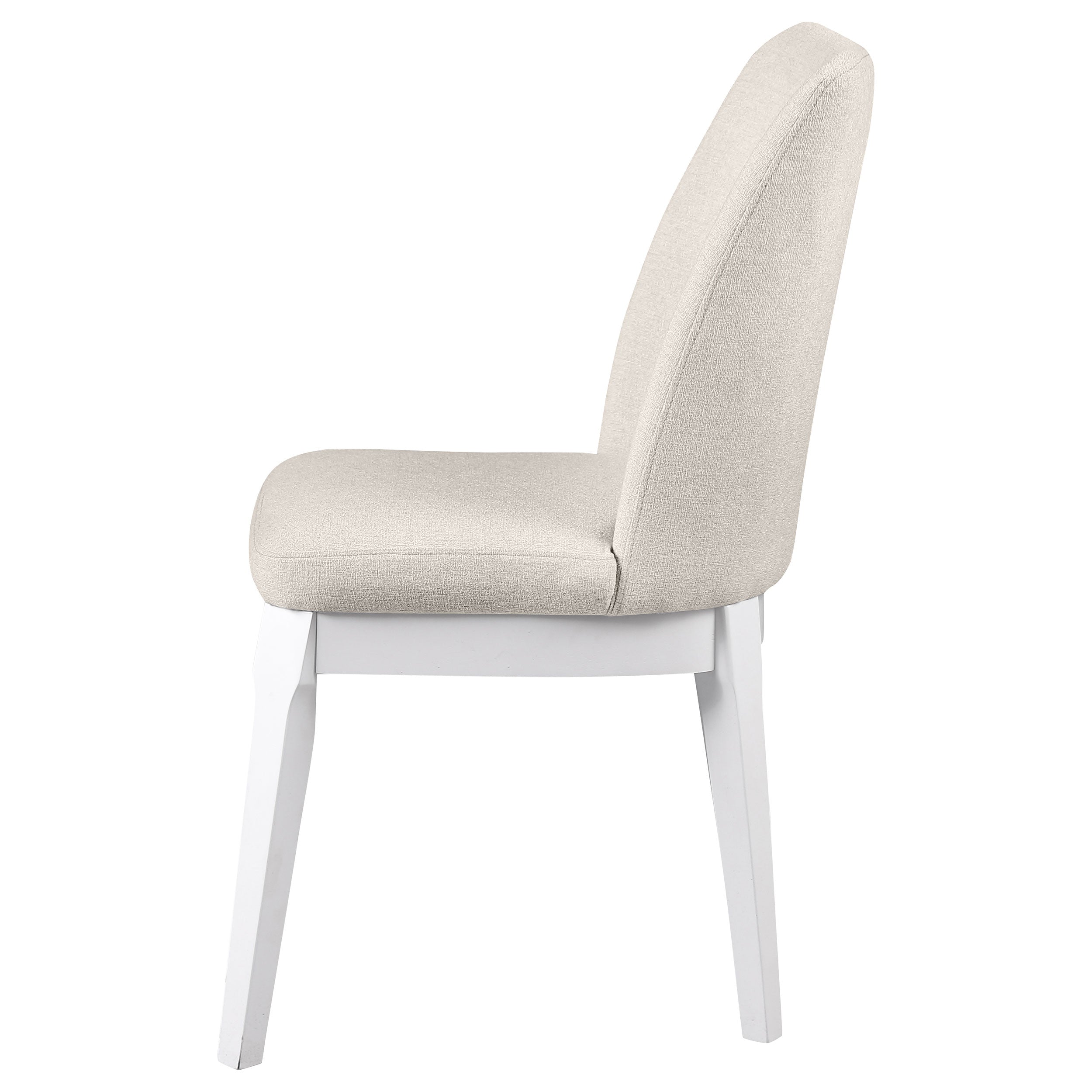 Carissa Upholstered Dining Side Chair Beige (set Of 2) - MyWaynesHome #