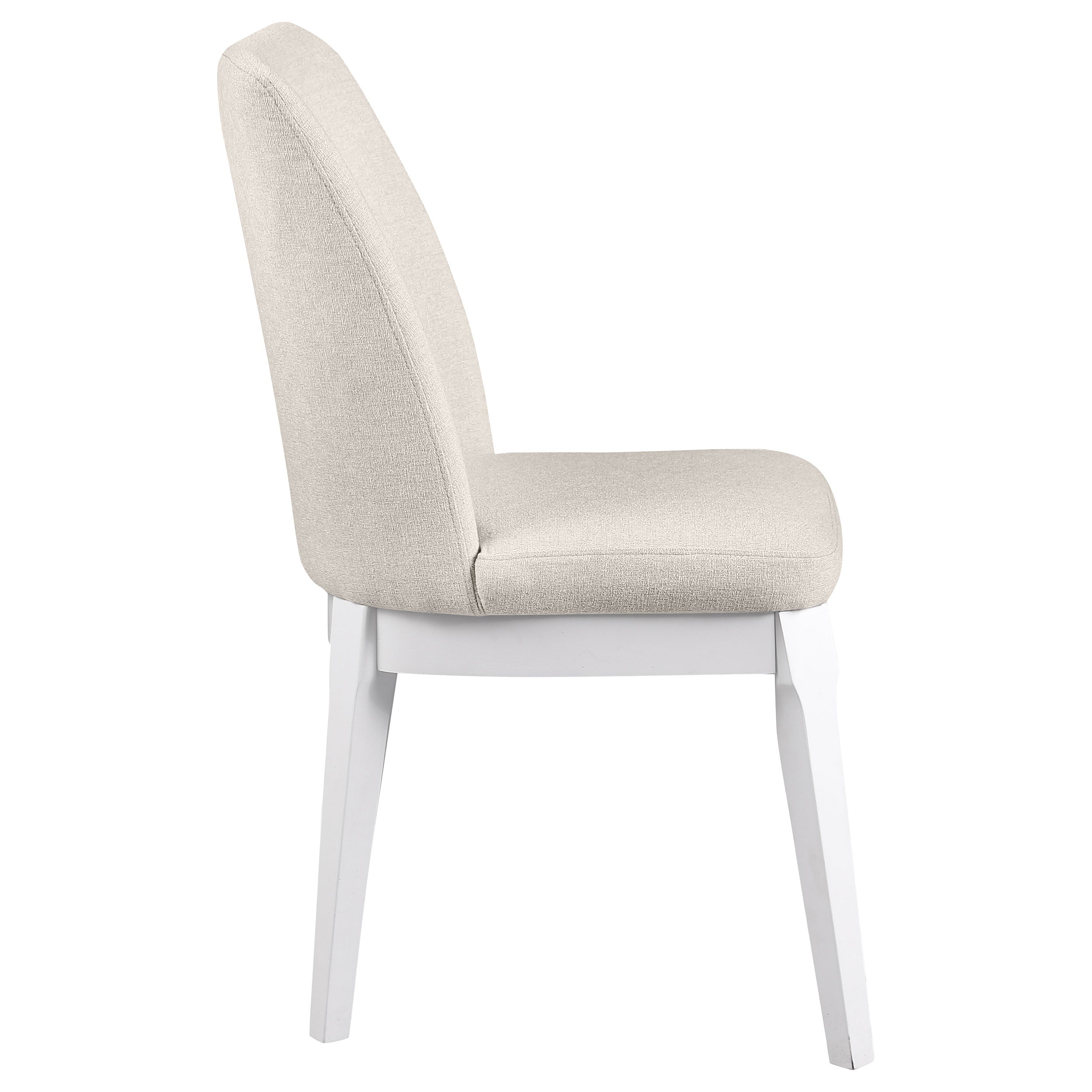 Carissa Upholstered Dining Side Chair Beige (set Of 2) - MyWaynesHome #