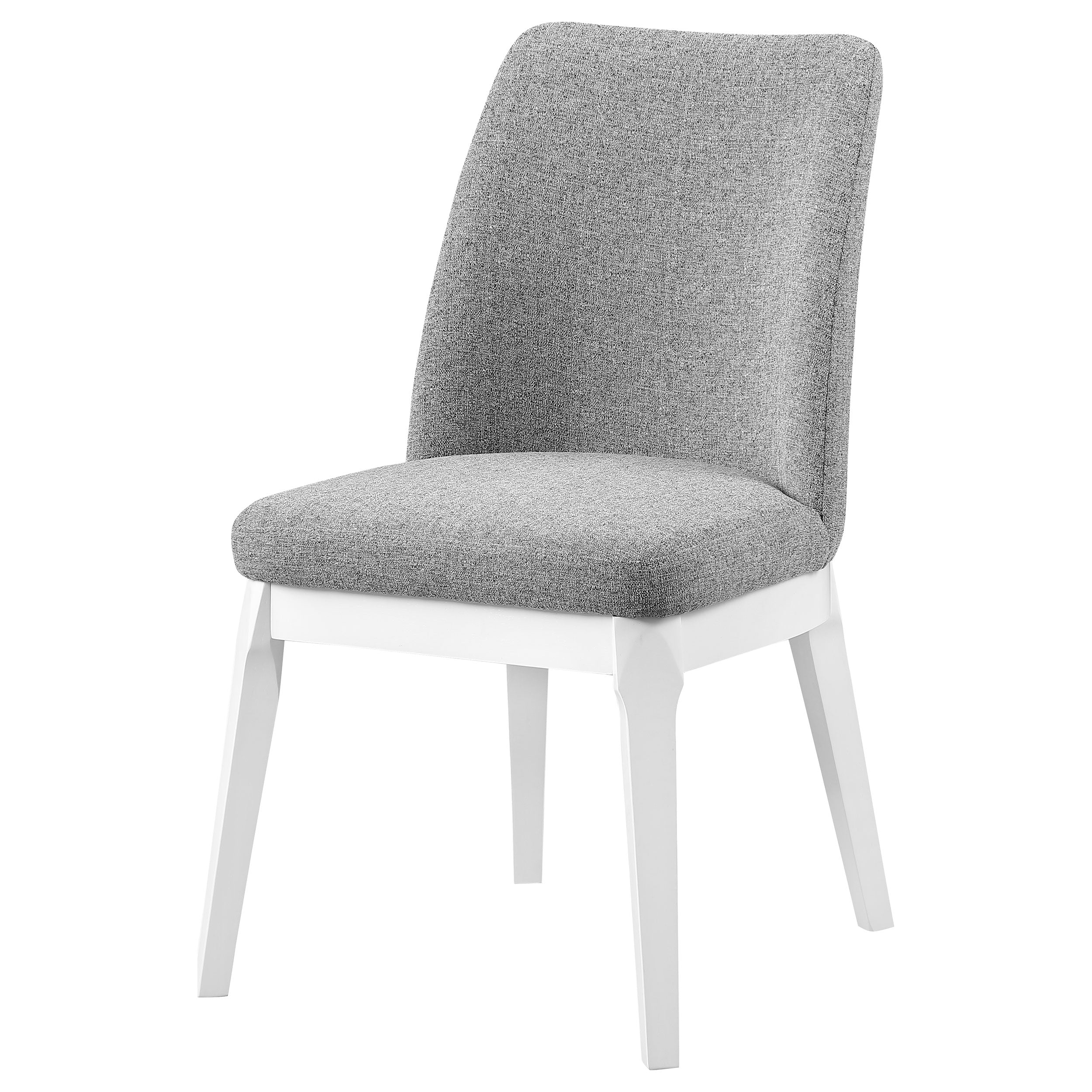 Carissa Upholstered Dining Side Chair Light Grey (set Of 2) - MyWaynesHome #