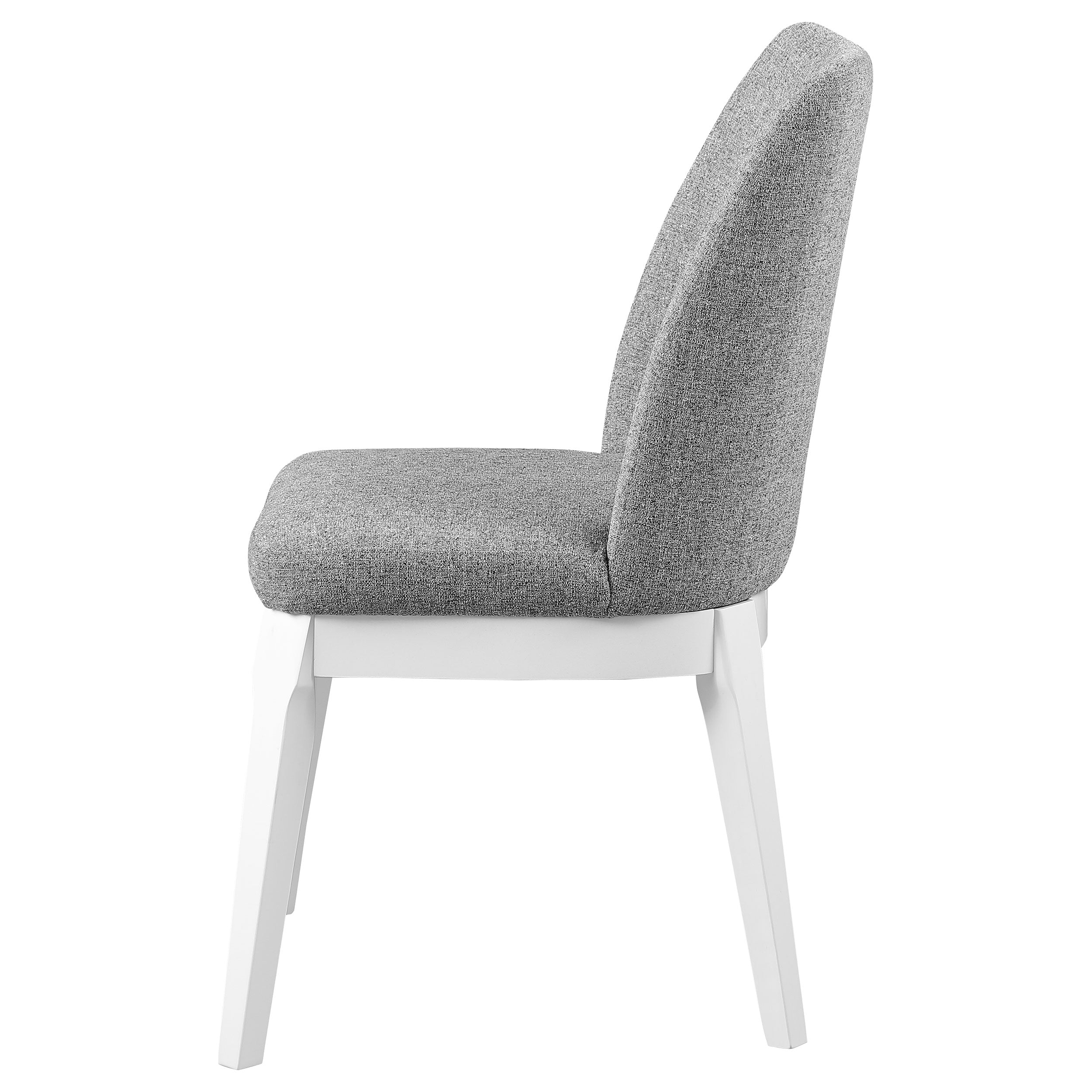 Carissa Upholstered Dining Side Chair Light Grey (set Of 2) - MyWaynesHome #