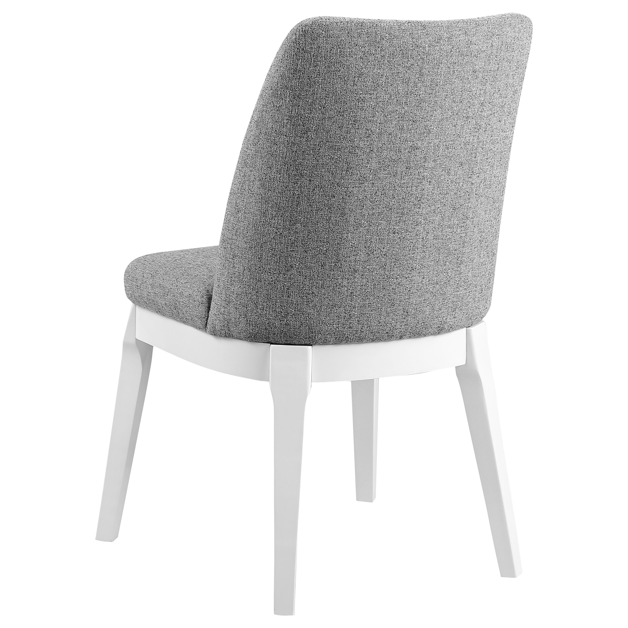 Carissa Upholstered Dining Side Chair Light Grey (set Of 2) - MyWaynesHome #