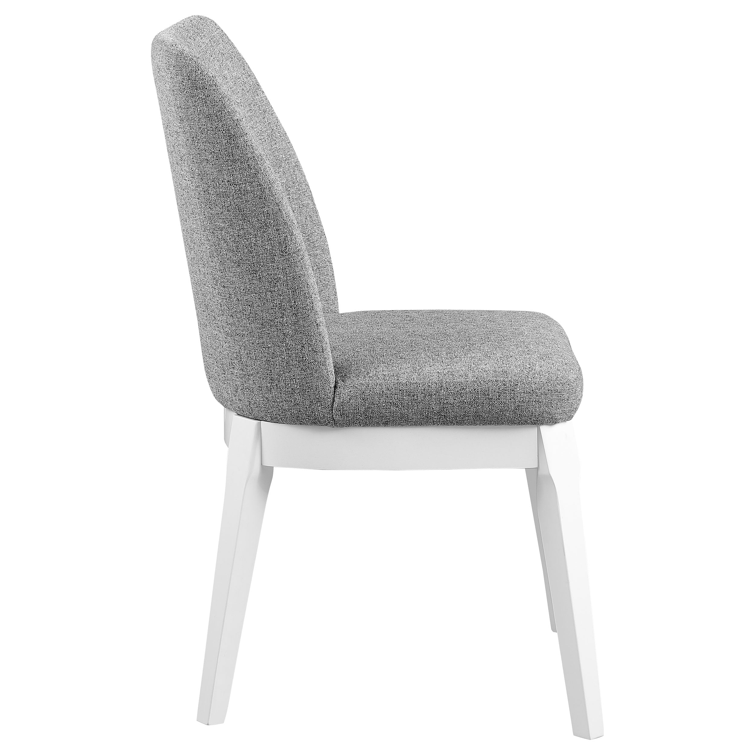 Carissa Upholstered Dining Side Chair Light Grey (set Of 2) - MyWaynesHome #