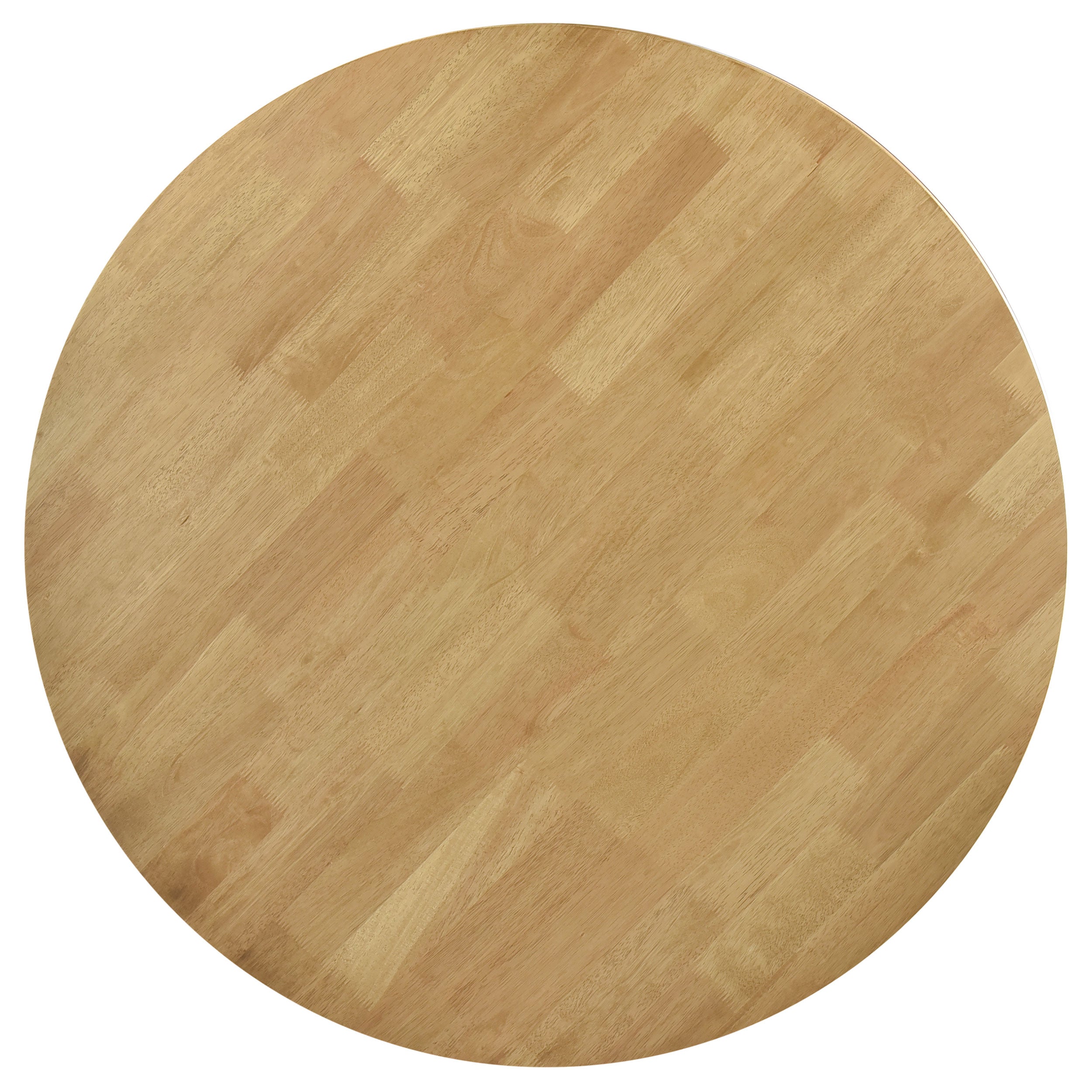 Elowen Round 42-inch Solid Wood Dining Table Light Walnut - MyWaynesHome #