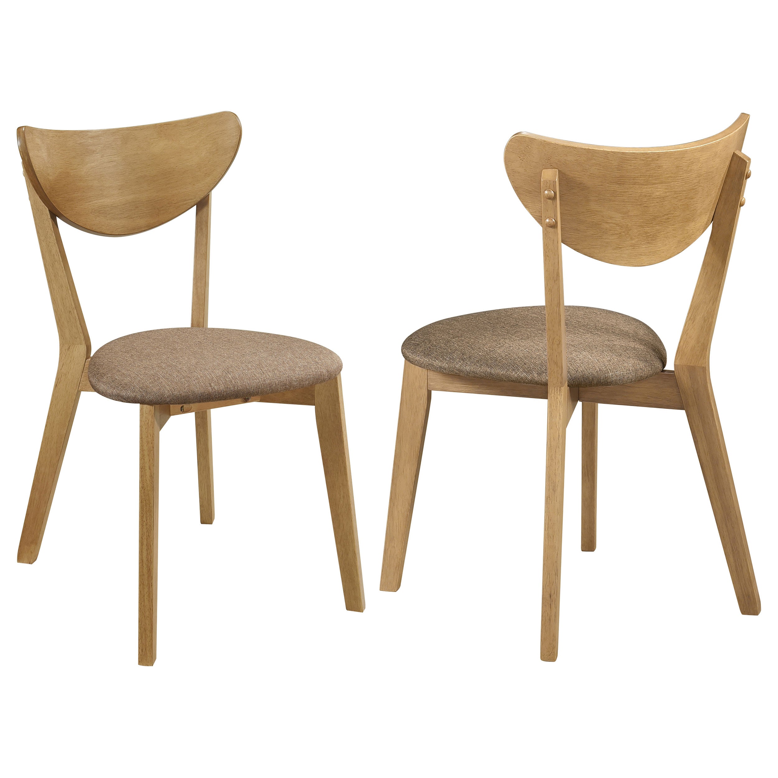 Elowen Wood Dining Side Chair Light Walnut (set Of 2) - MyWaynesHome #