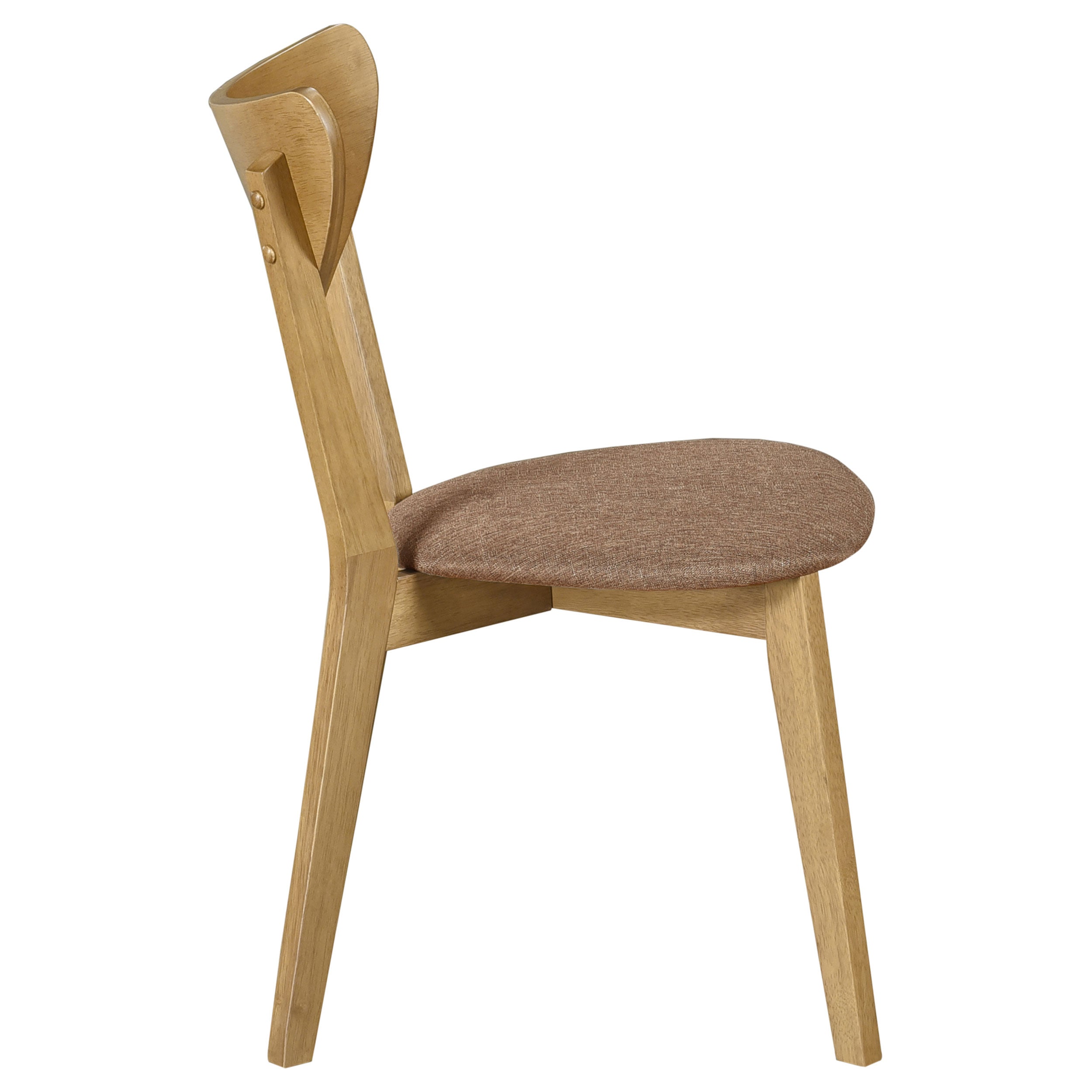 Elowen Wood Dining Side Chair Light Walnut (set Of 2) - MyWaynesHome #
