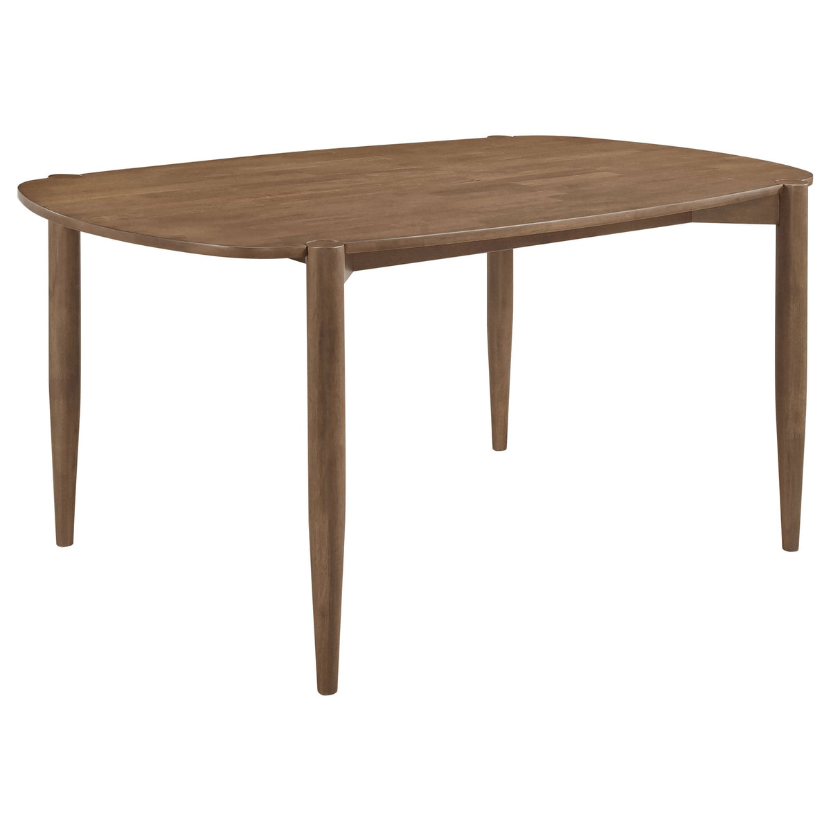 Dortch Oval 63-inch Solid Wood Dining Table Walnut - MyWaynesHome #