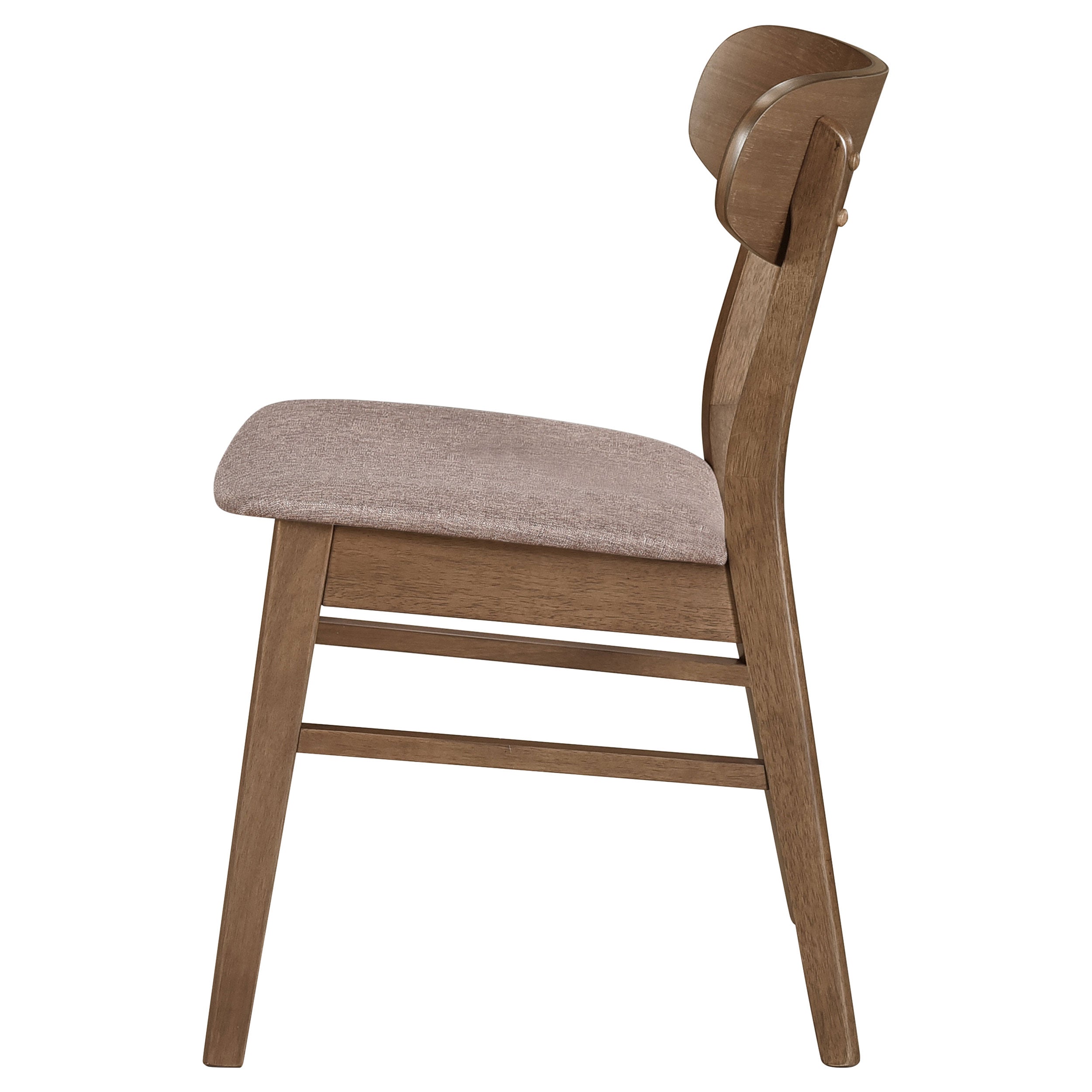 Dortch Dining Side Chair Walnut And Brown (set Of 2) - MyWaynesHome #