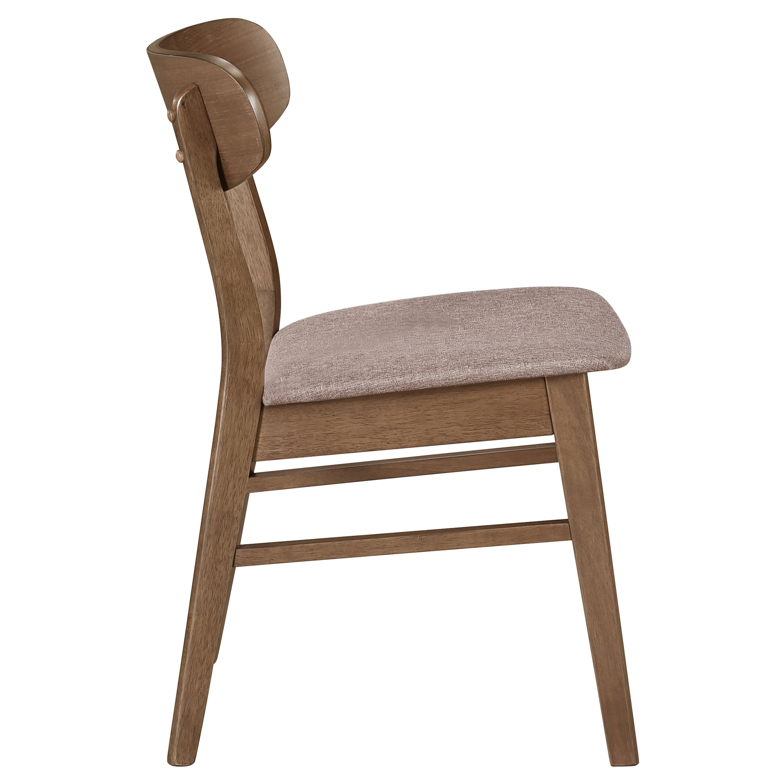 Dortch Dining Side Chair Walnut And Brown (set Of 2) - MyWaynesHome #