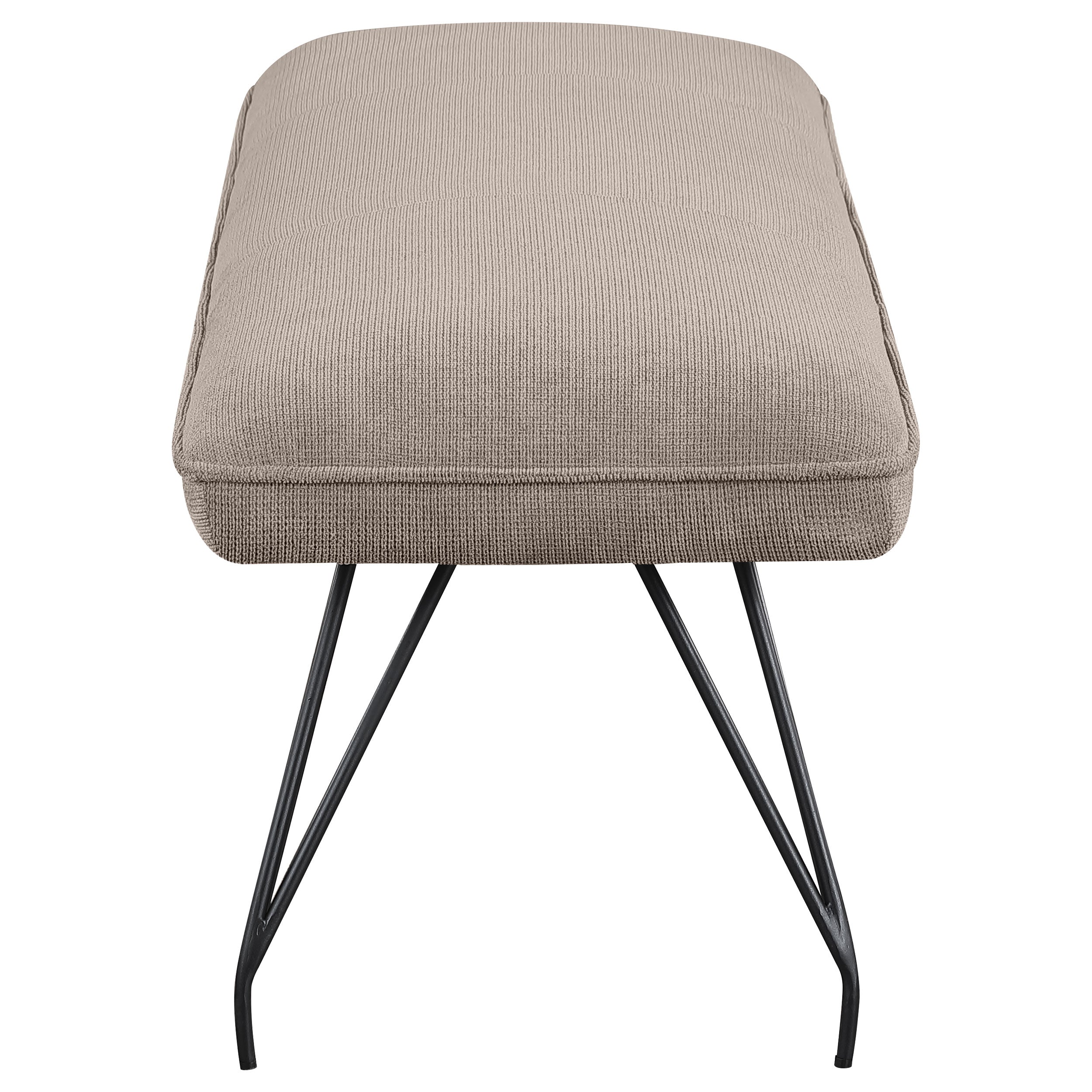 Dodson Fabric Upholstered Dining Bench Taupe - MyWaynesHome #