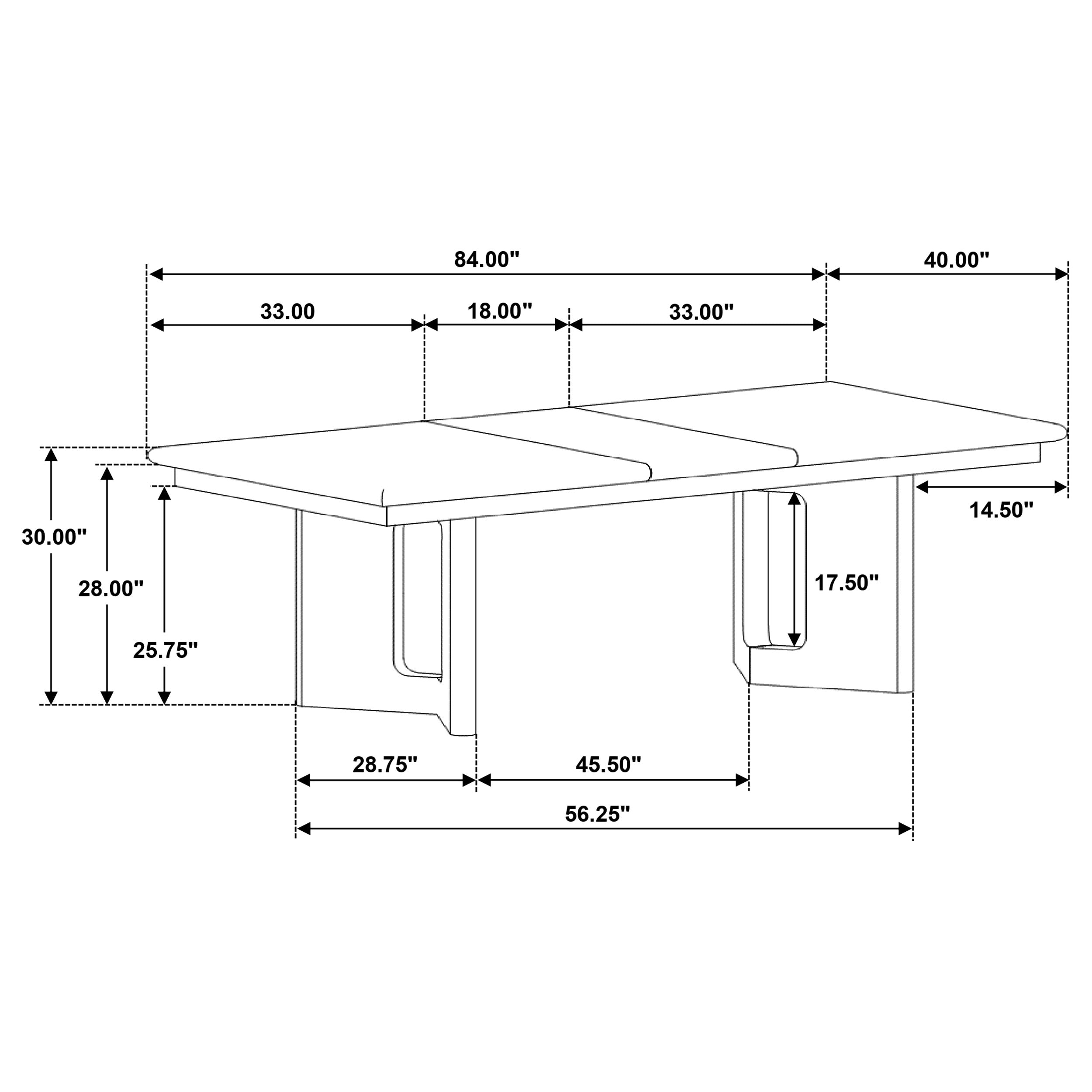 Hathaway 5-piece Rectangular Dining Table Set Acacia Brown - MyWaynesHome #