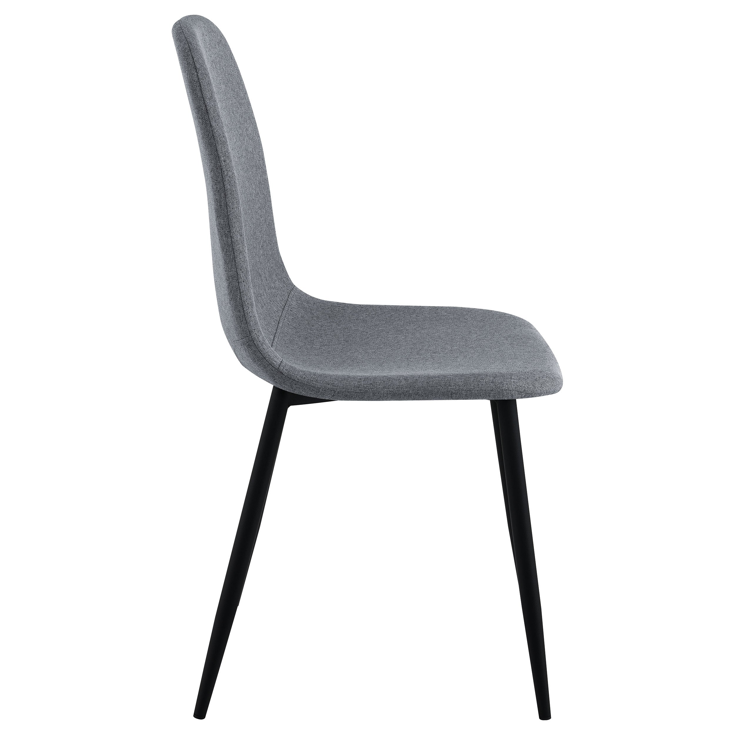 Dennison Upholstered Dining Side Chair Grey (set Of 4) - MyWaynesHome #