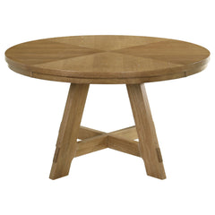 Danvers 5-piece Dining Table Set Brown Oak And Beige - MyWaynesHome #