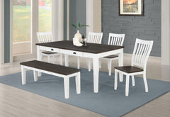 Kingman White 5 Pc Dining Set - MyWaynesHome #