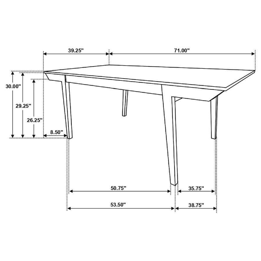 Nogales Brown Dining Table - MyWaynesHome #